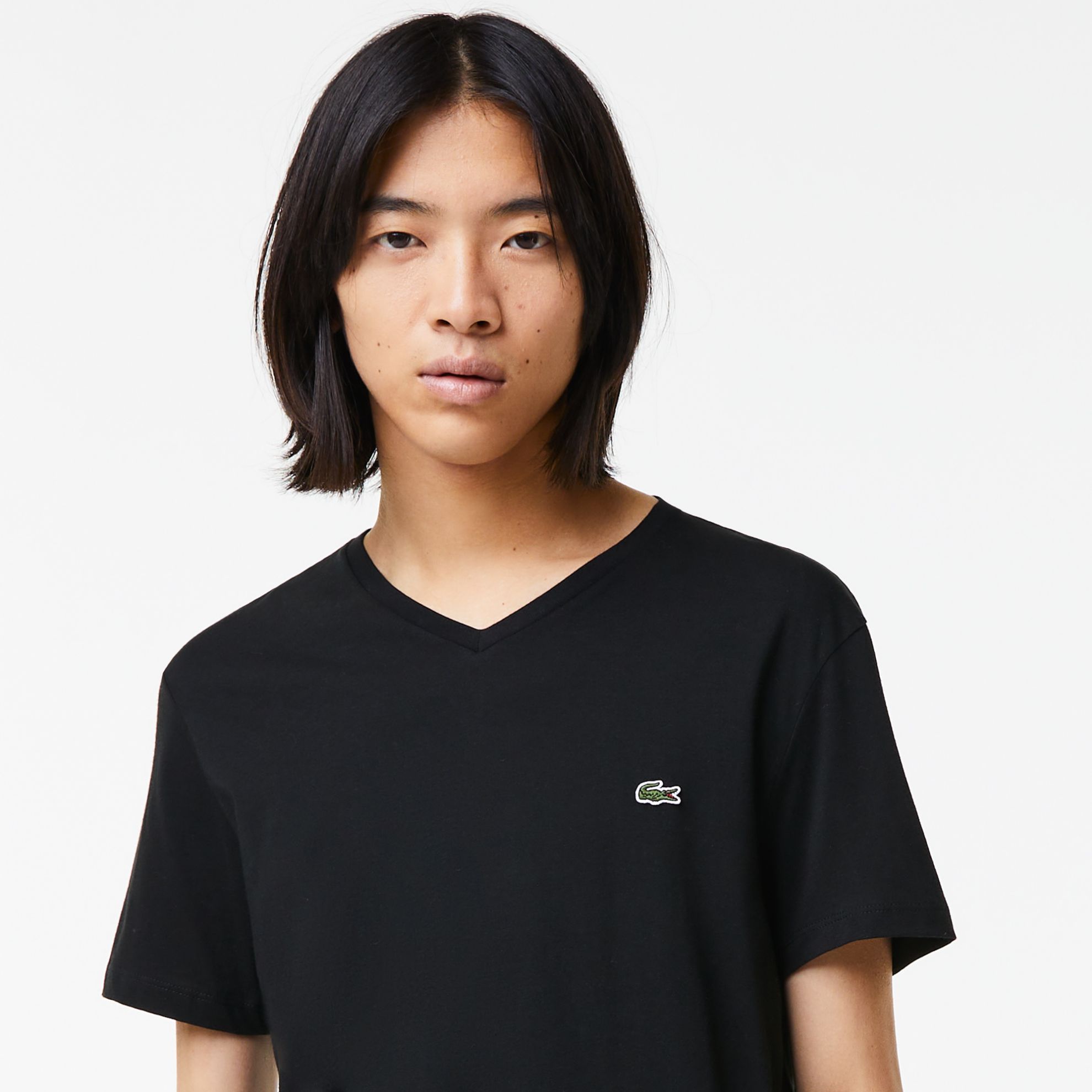 Εικόνα της Ανδρικό V-neck T-shirt Pima Cotton Jersey 