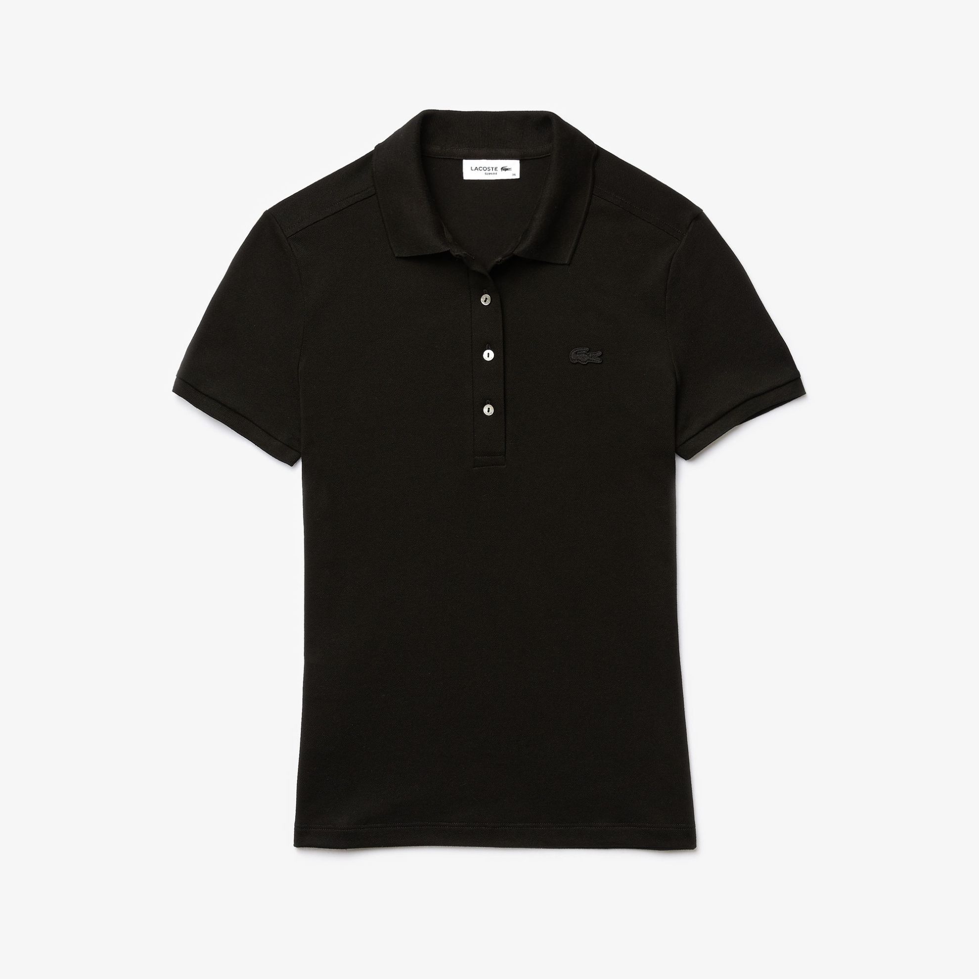 Εικόνα της Γυναικεία Stretch Cotton Piqué Polo Μπλούζα Slim Fit