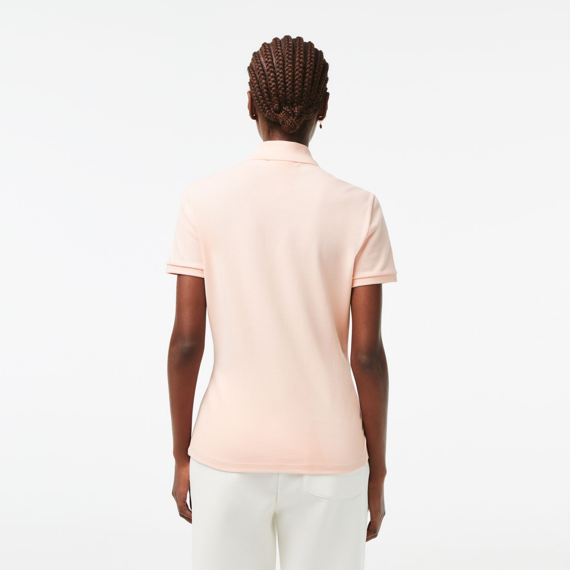 Εικόνα της Γυναικεία Stretch Cotton Piqué Polo Μπλούζα Slim Fit