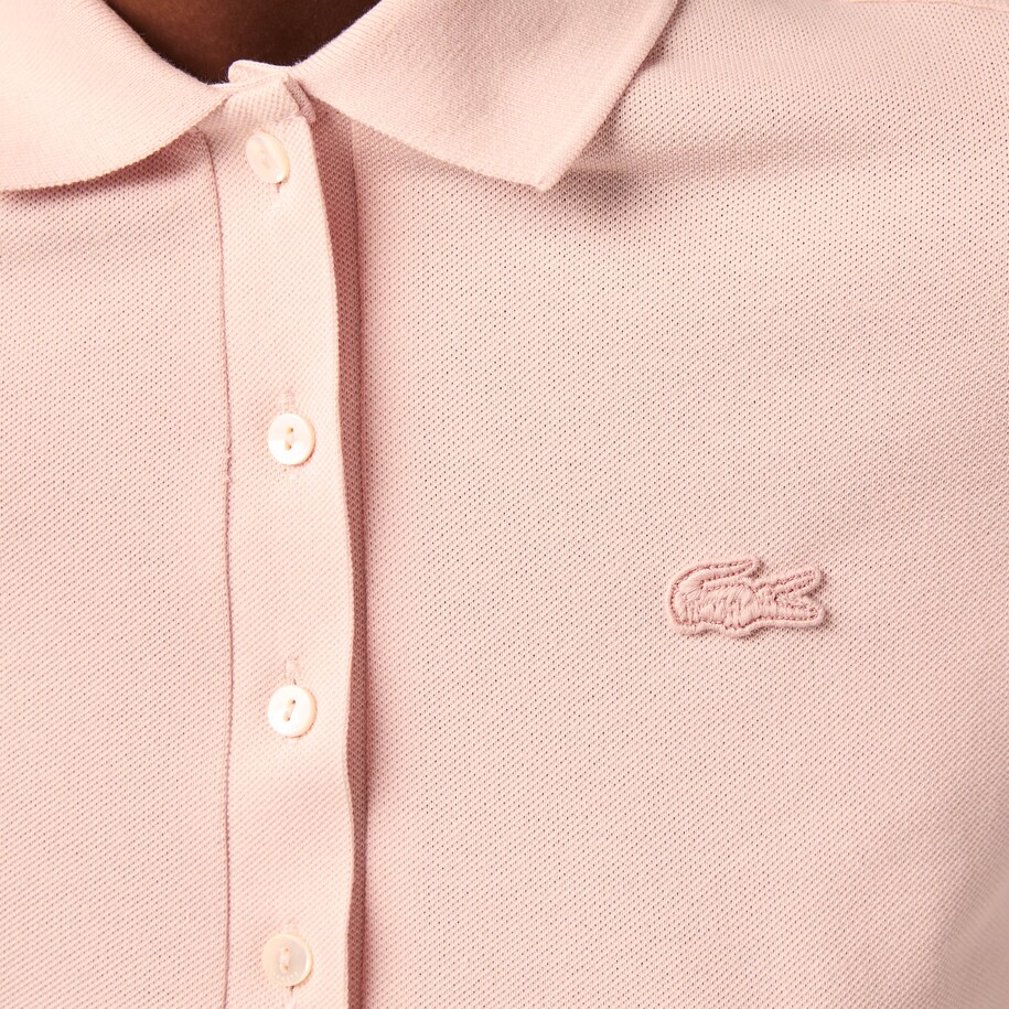Εικόνα της Γυναικεία Stretch Cotton Piqué Polo Μπλούζα Slim Fit