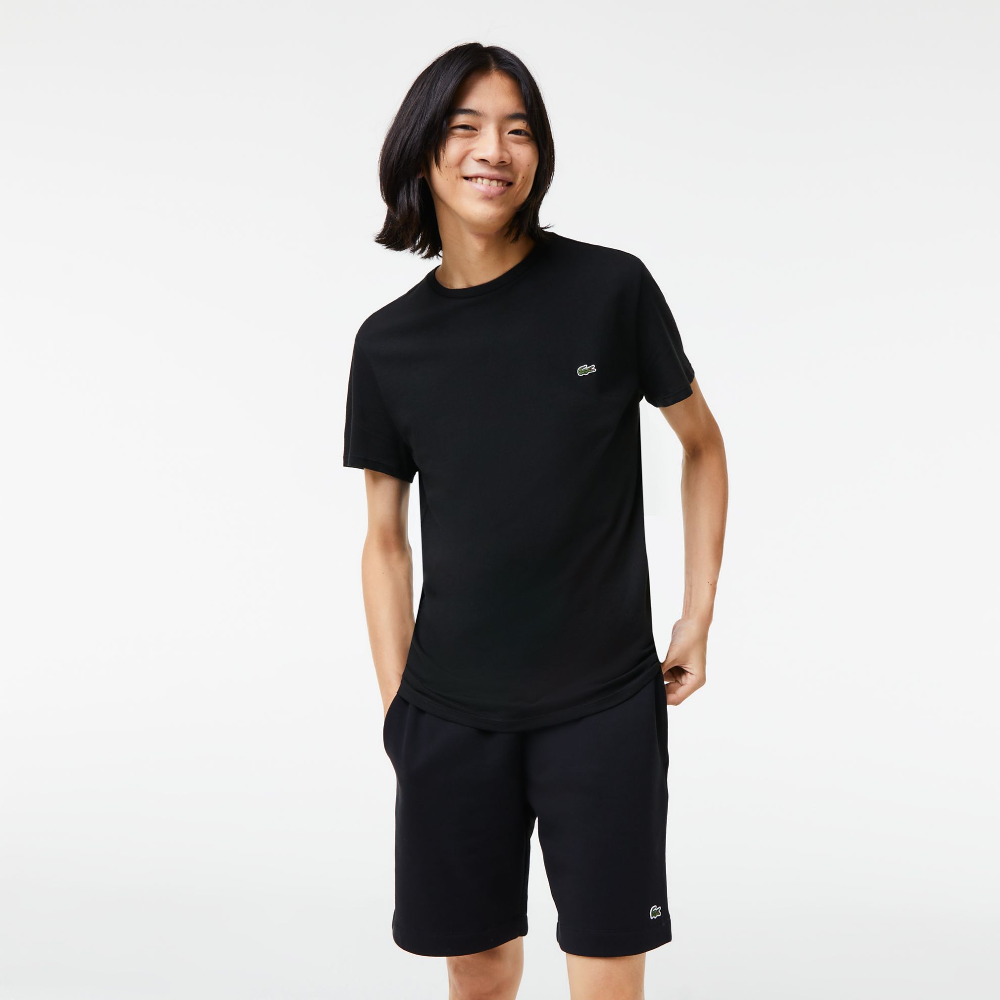 Εικόνα της Ανδρικό T-shirt Pima Cotton Jersey με Λαιμόκοψη