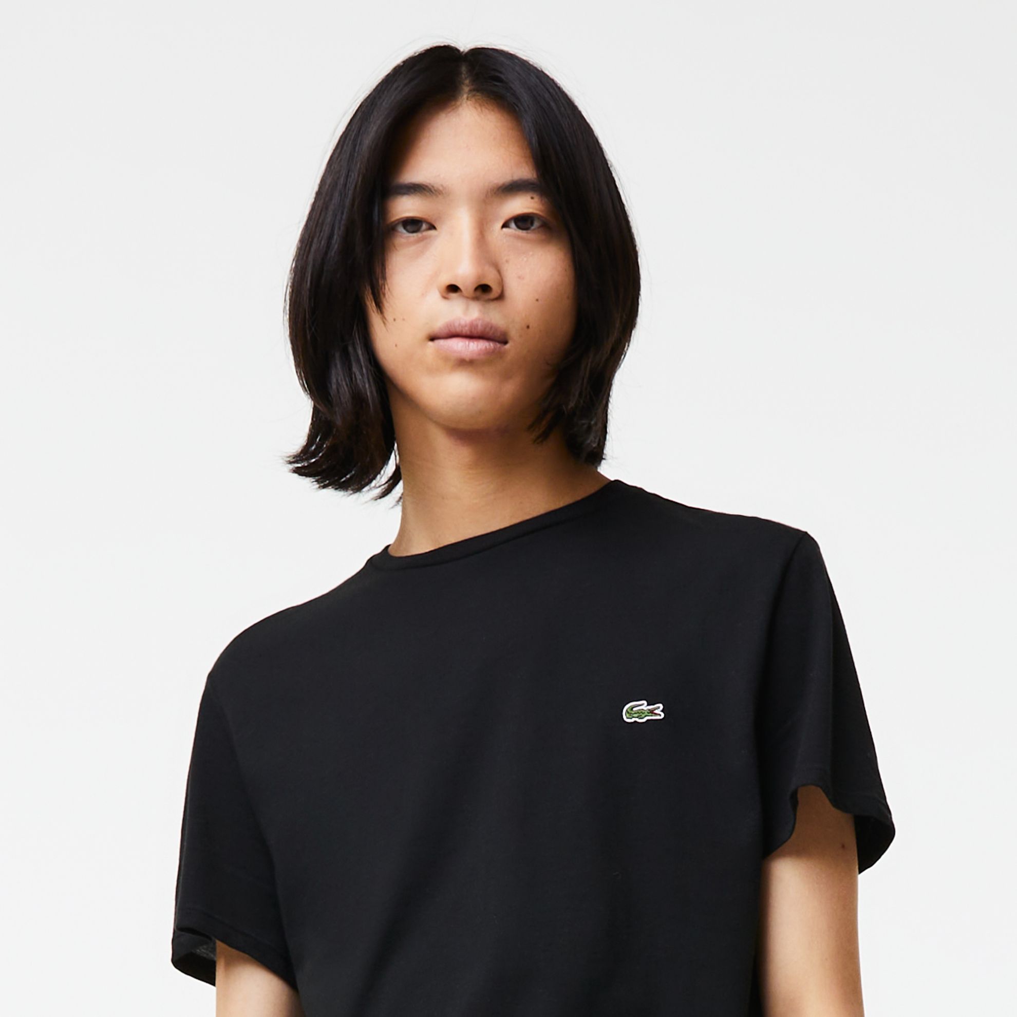 Εικόνα της Ανδρικό T-shirt Pima Cotton Jersey με Λαιμόκοψη