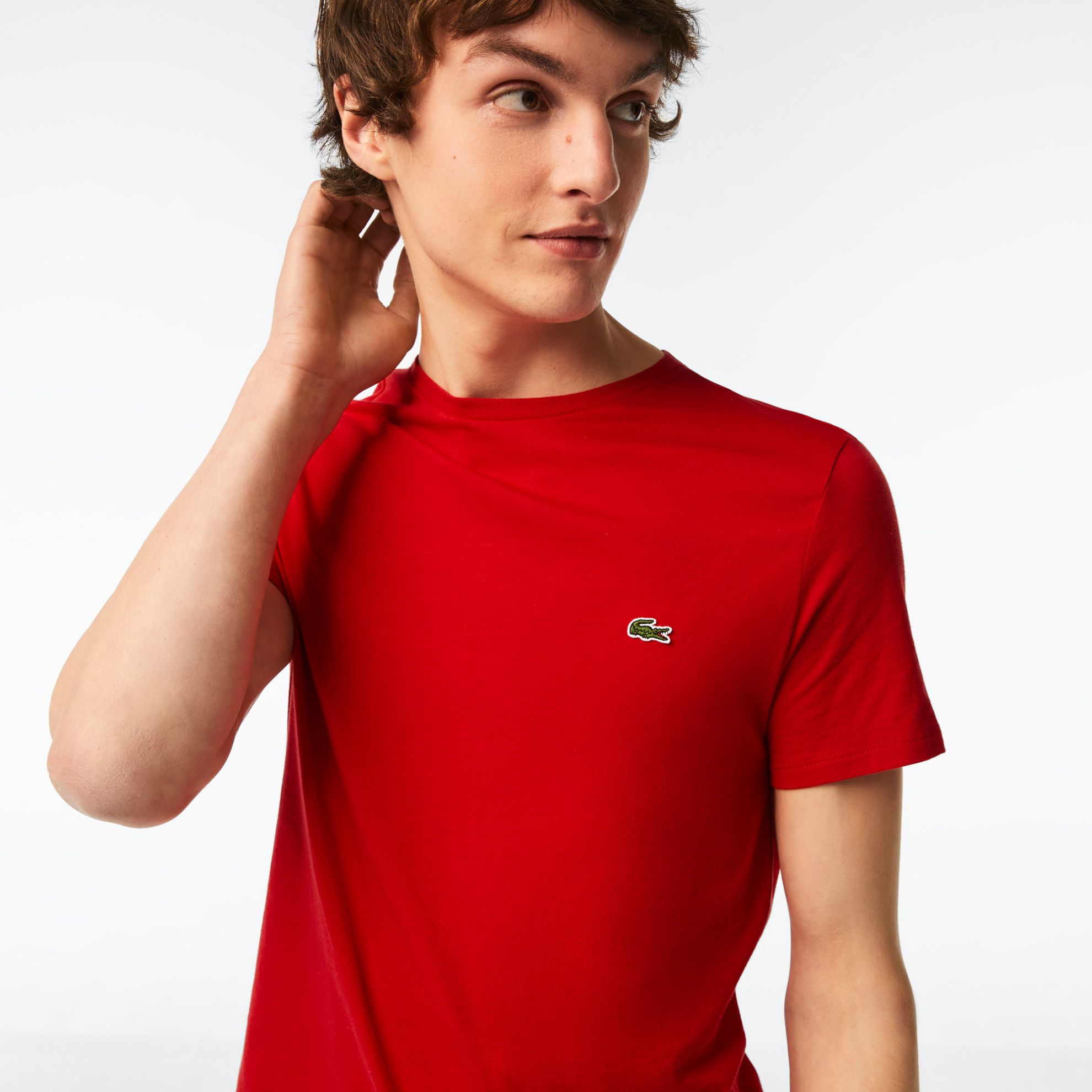 Εικόνα της Ανδρικό T-shirt Pima Cotton Jersey με Λαιμόκοψη