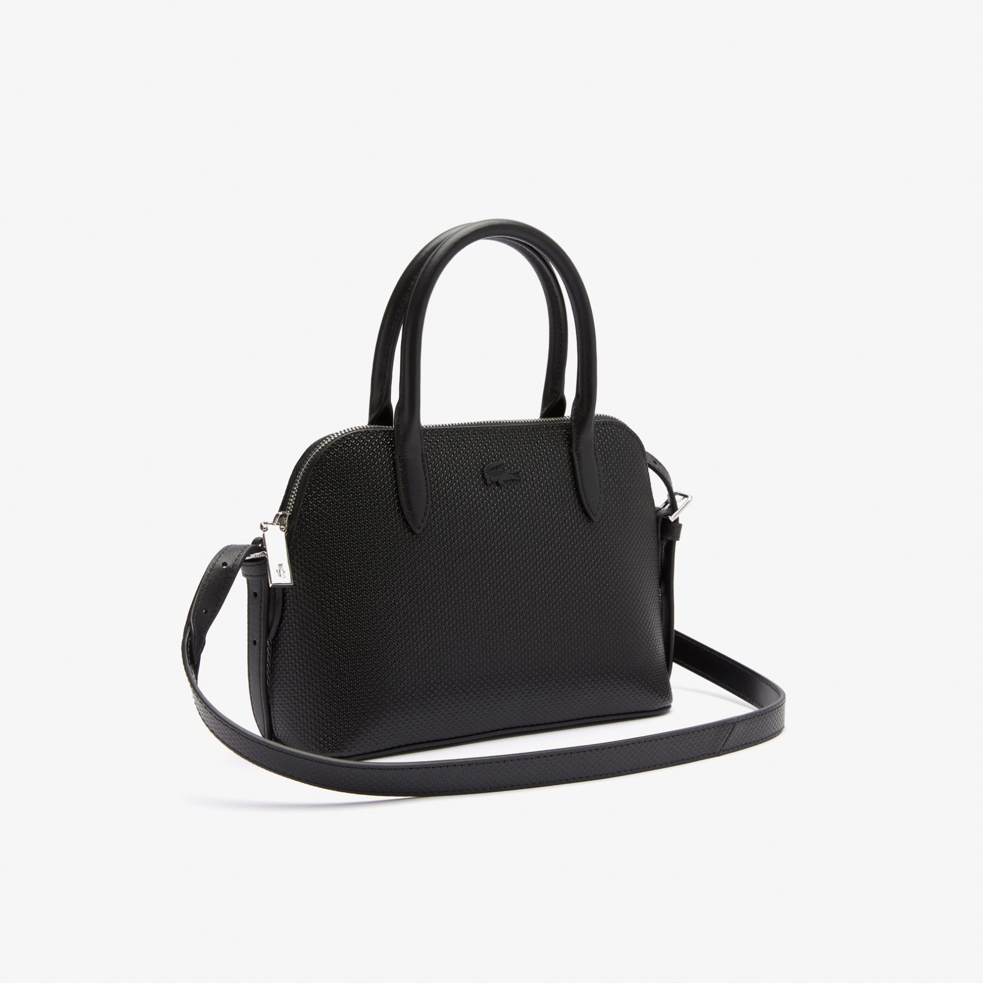 Εικόνα της Γυναικεία Chantaco Piqué Δερμάτινη Top Handle Τσάντα