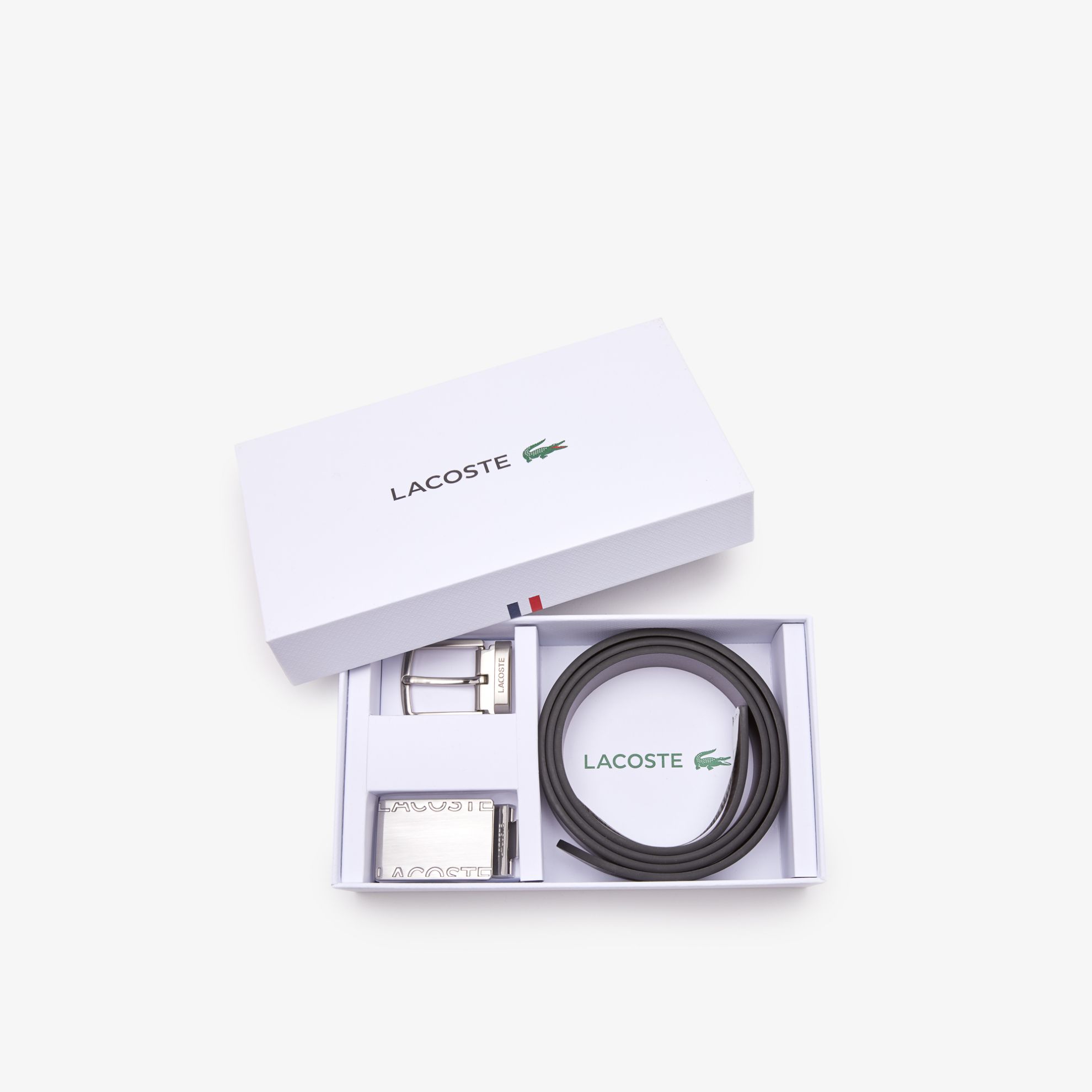 Εικόνα της Ανδρικό Gift Set με Δερμάτινη Ζώνη και 2 Αγκράφες