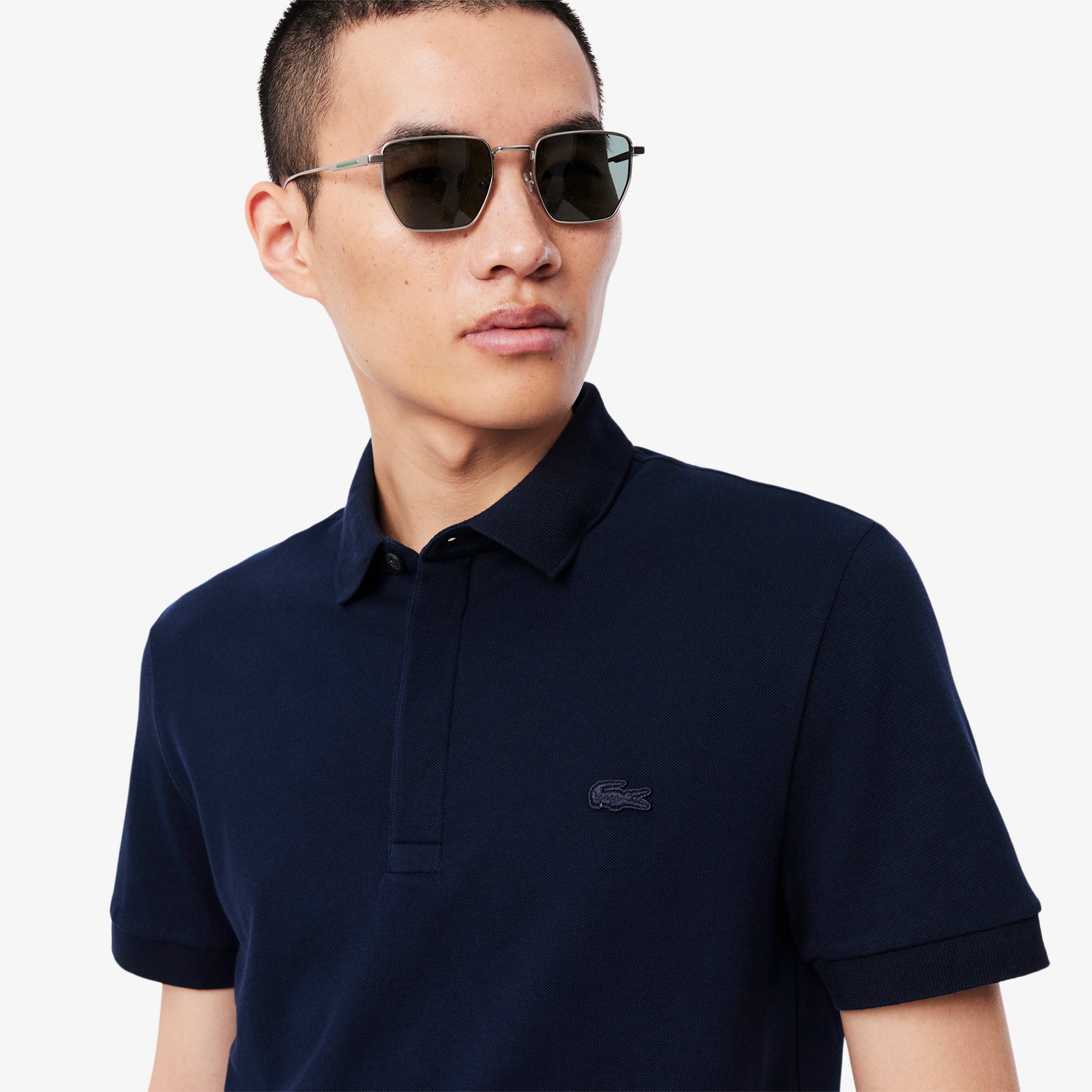 Εικόνα της Smart Paris Polo Μπλούζα Stretch Cotton Piqué
