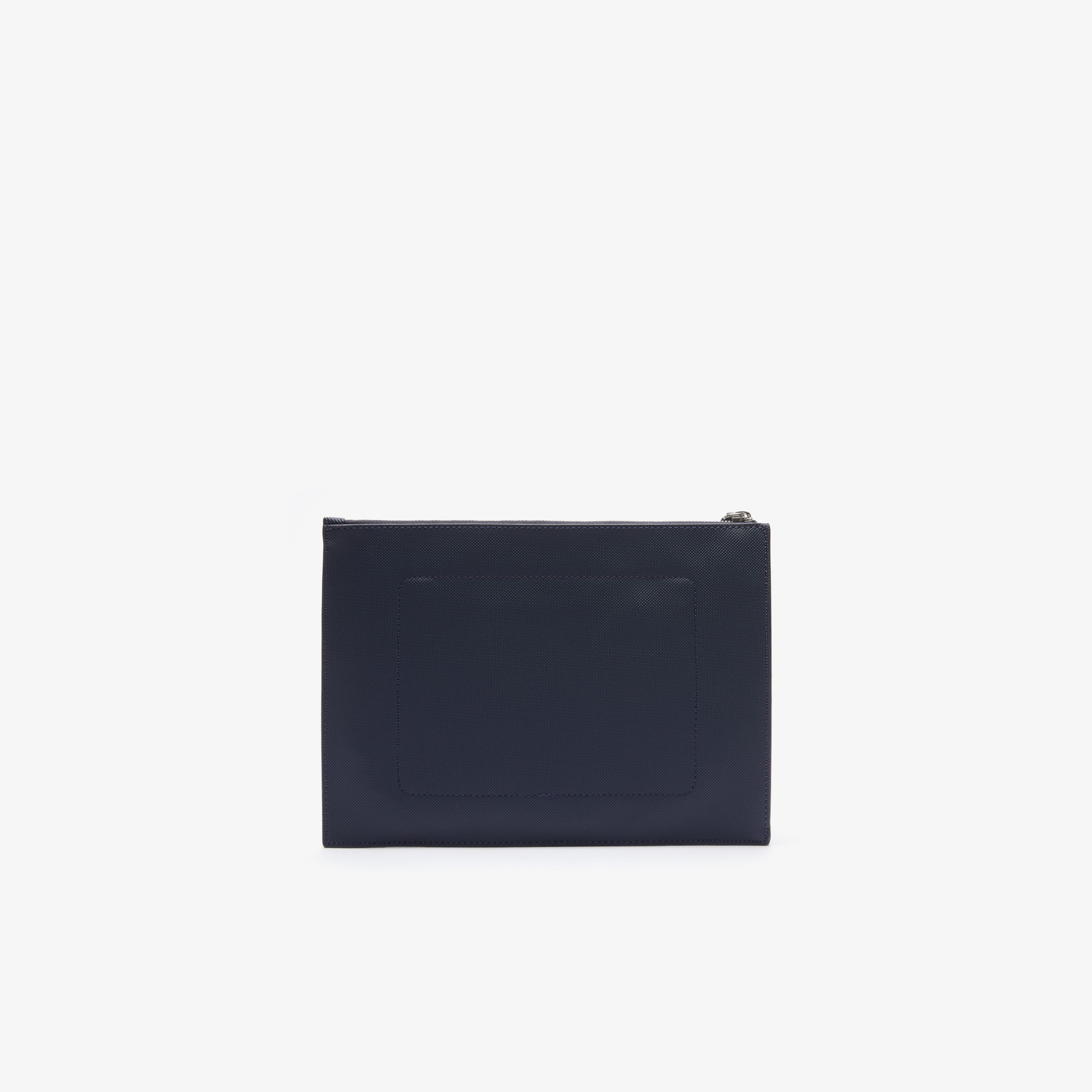 Εικόνα της Unisex Anna Coated Piqué Canvas Clutch με Φερμουάρ