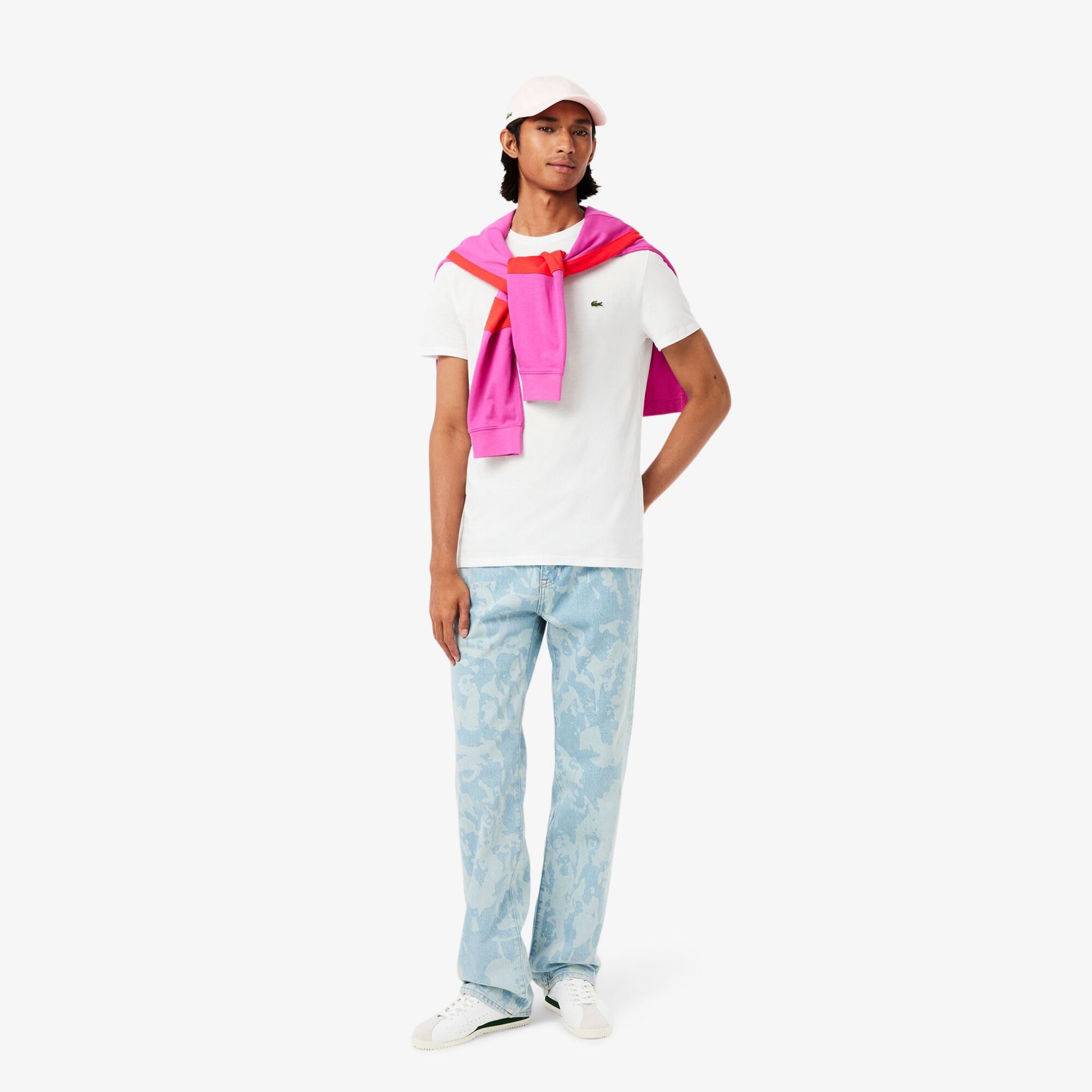 Εικόνα της Ανδρικό T-shirt Pima Cotton Jersey με Λαιμόκοψη