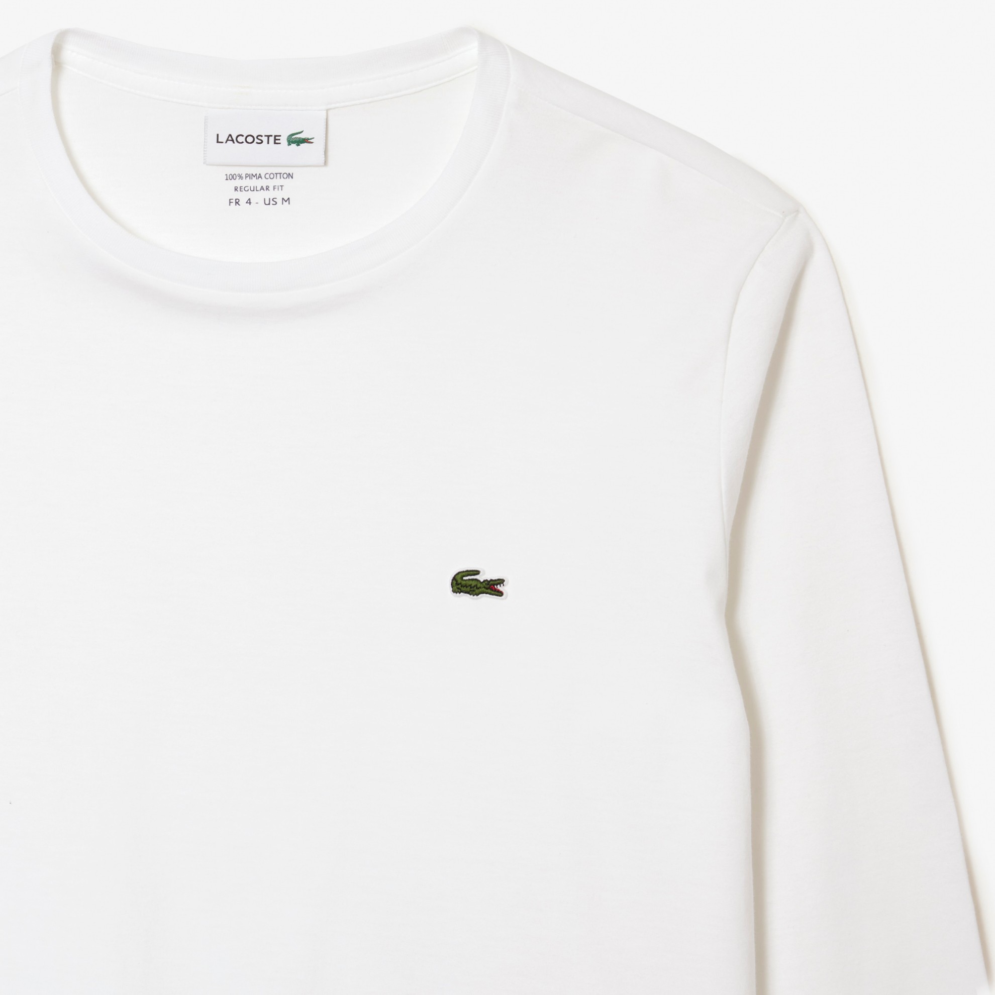 Εικόνα της Ανδρικό Μακρυμάνικο Pima Cotton T-shirt με Λαιμόκοψη
