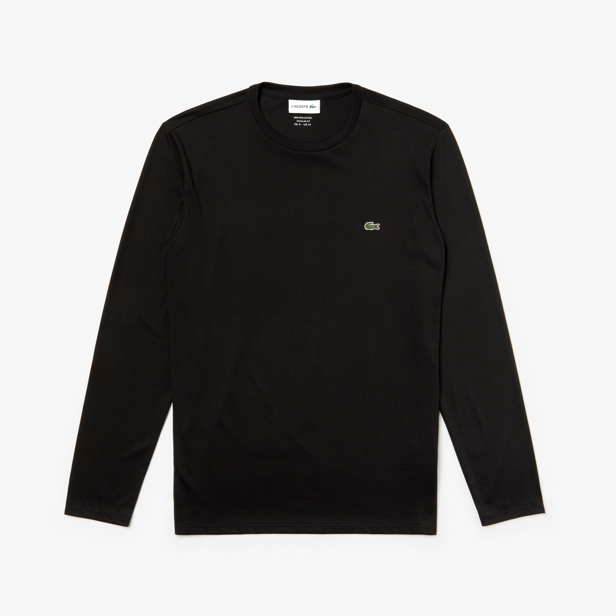 Εικόνα της Ανδρικό Μακρυμάνικο Pima Cotton T-shirt με Λαιμόκοψη