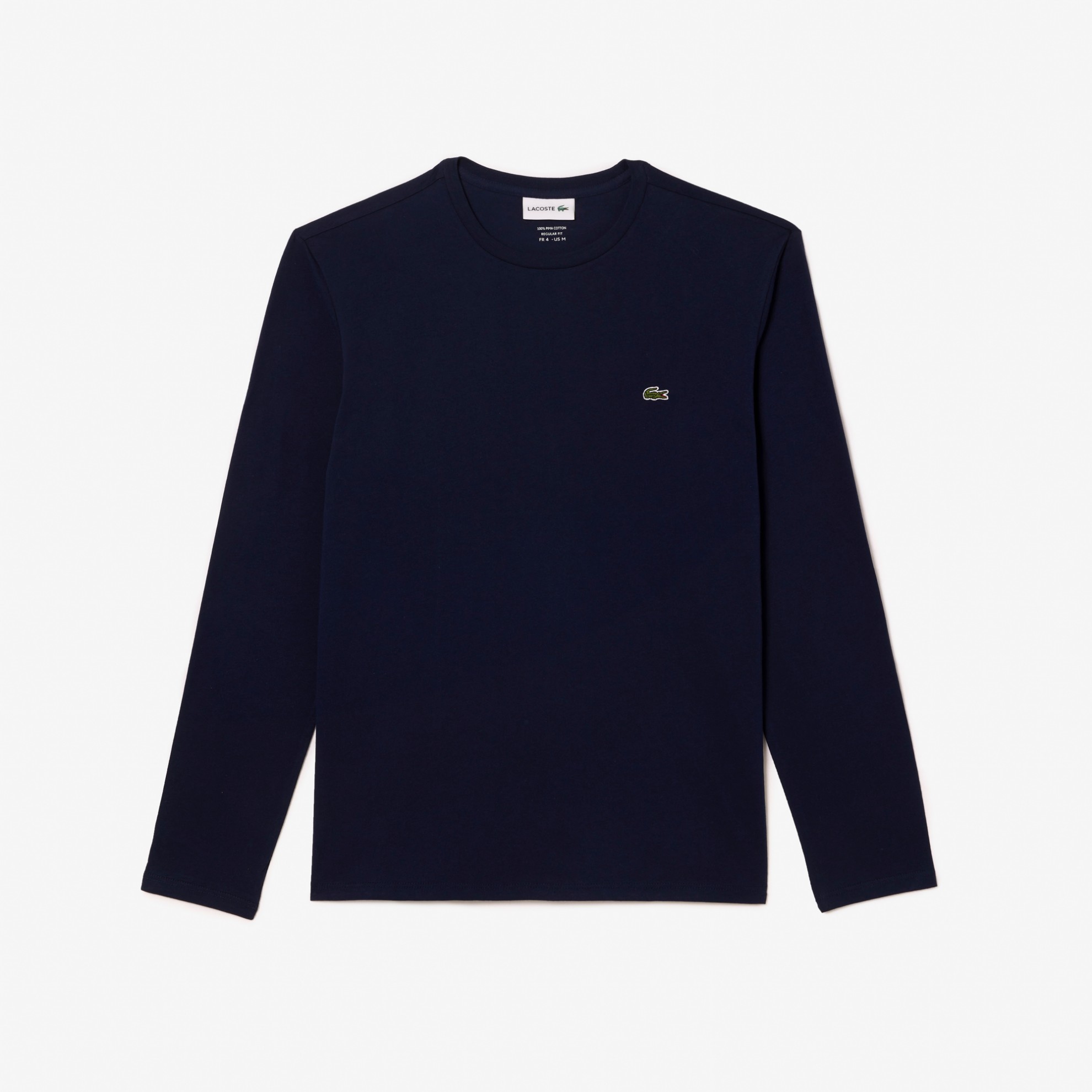 Εικόνα της Ανδρικό Μακρυμάνικο Pima Cotton T-shirt με Λαιμόκοψη