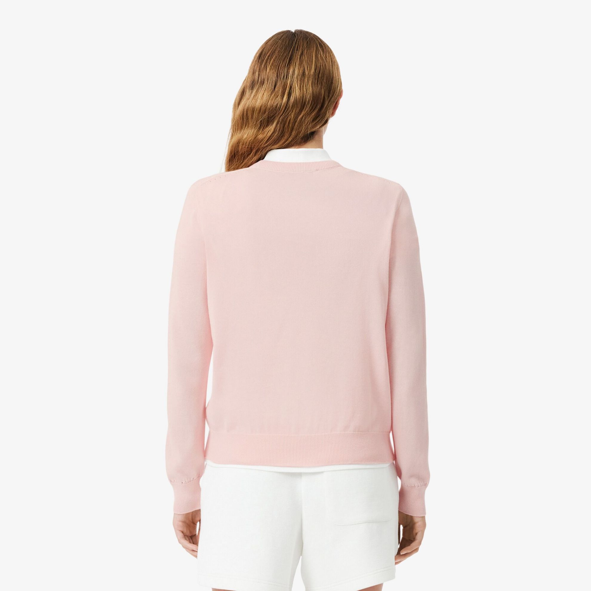 Εικόνα της Γυναικείο 3D Knit Crew Neck Πουλόβερ