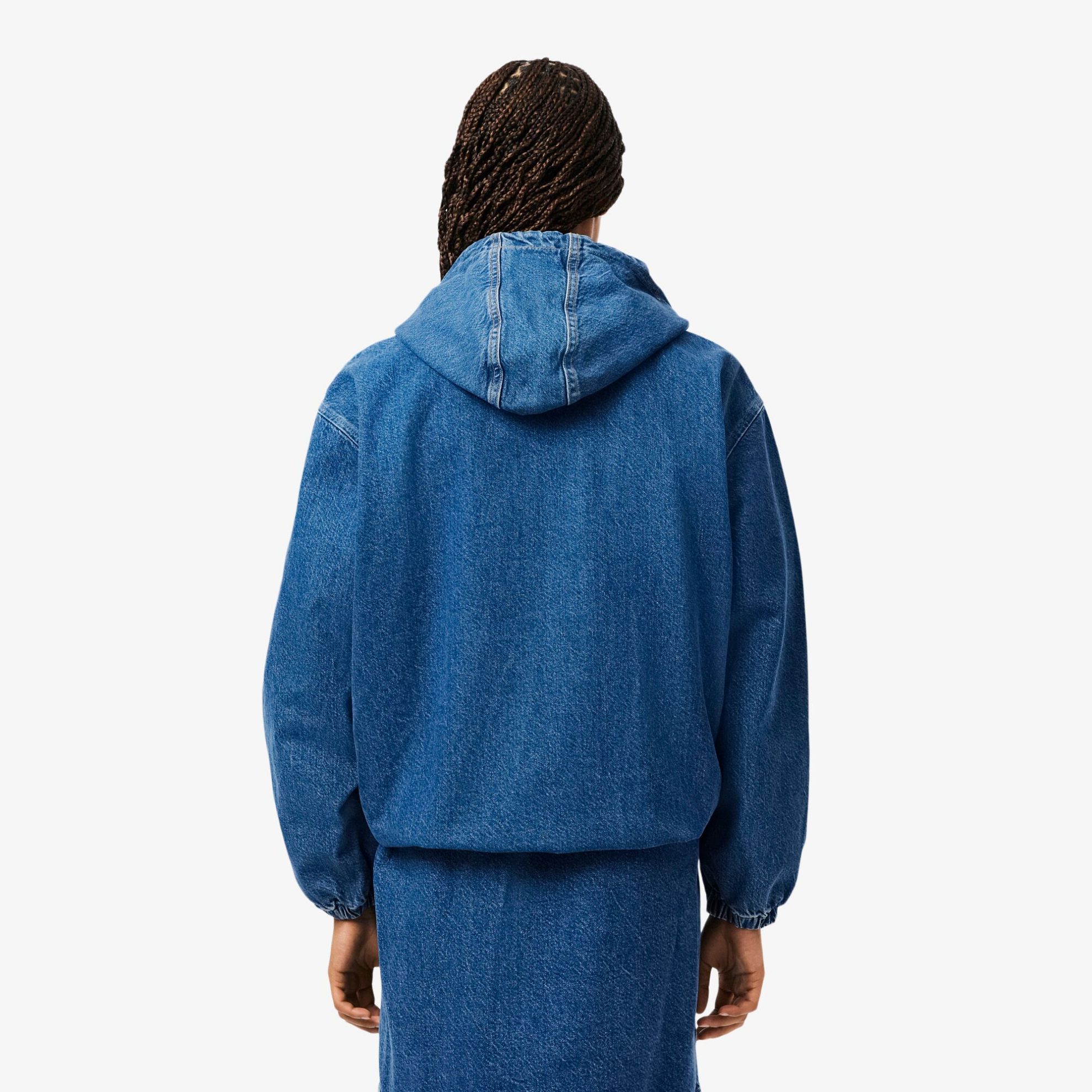 Εικόνα της Γυναικείο Oversized Denim Popover Jacket