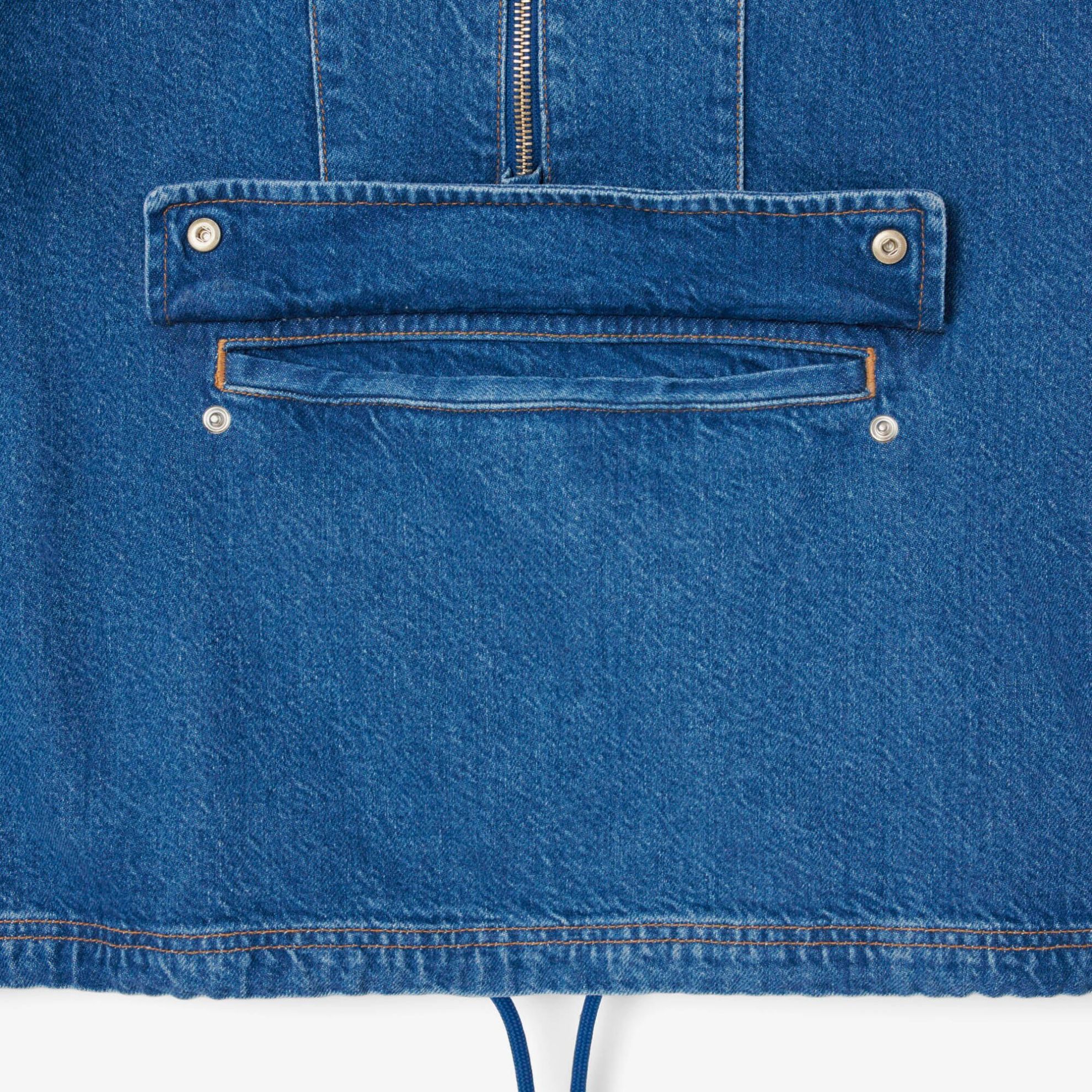 Εικόνα της Γυναικείο Oversized Denim Popover Jacket