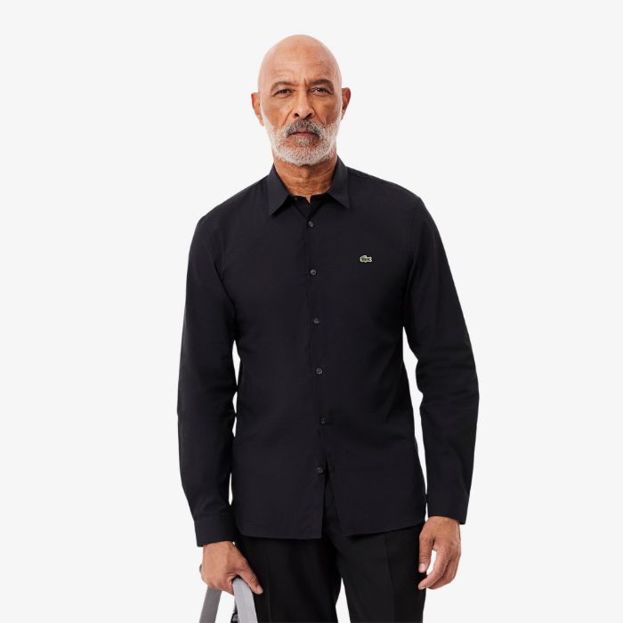 Εικόνα της Ανδρικό Stretch Poplin Πουκάμισο Slim Fit