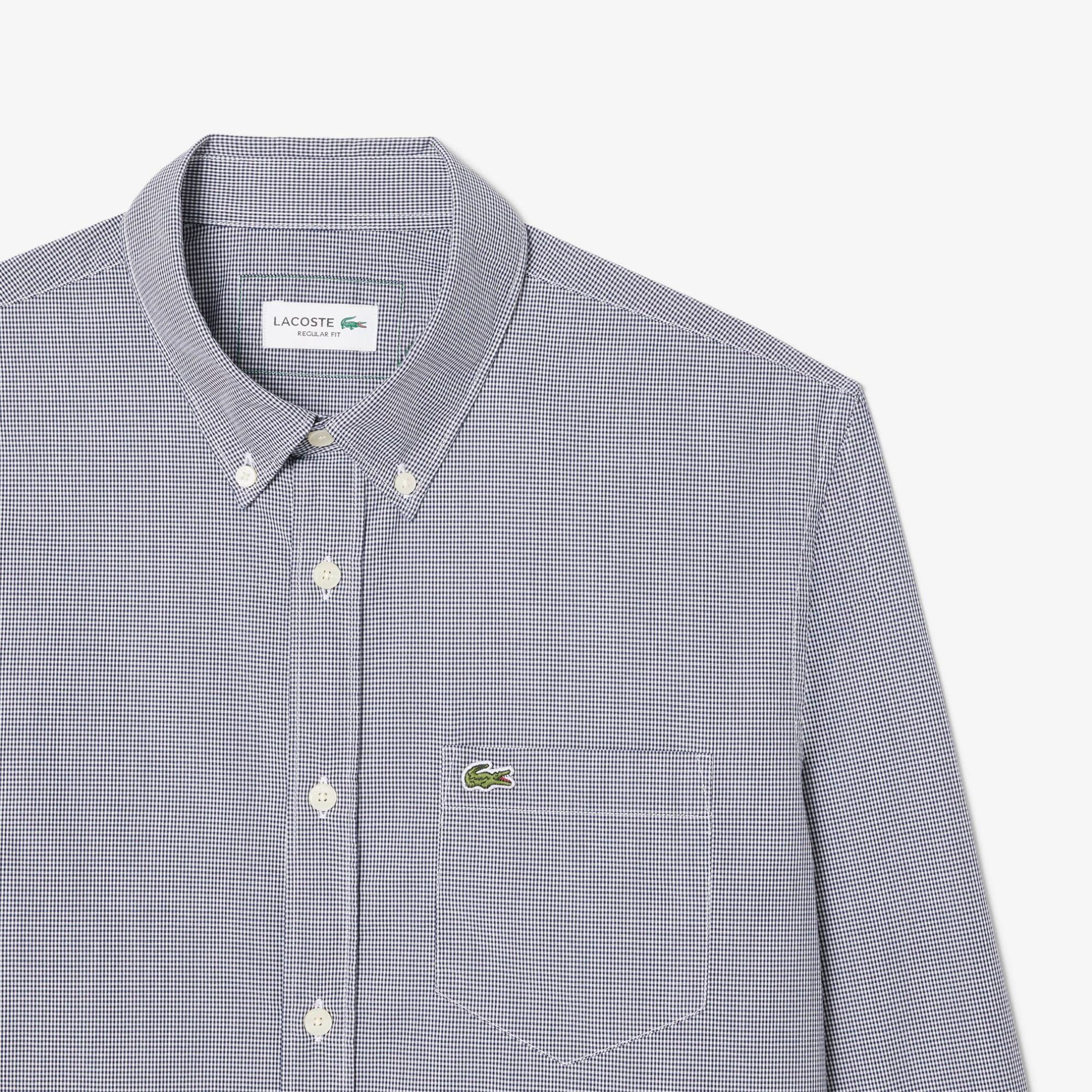 Εικόνα της Ανδρικό Gingham Poplin Πουκάμισο Regular Fit
