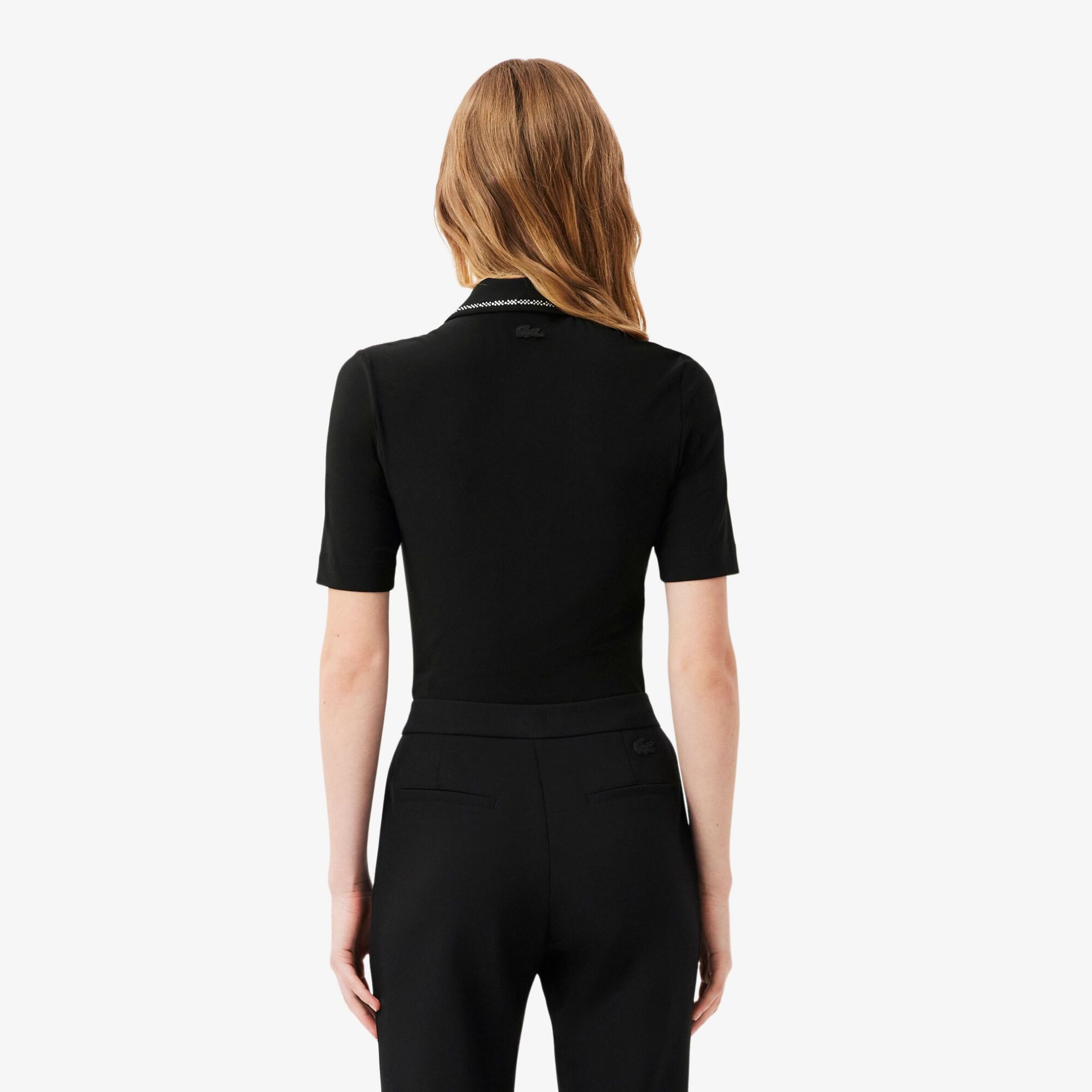 Εικόνα της Γυναικεία L.12.d Diamante Pop Polo Μπλούζα Slim Fit