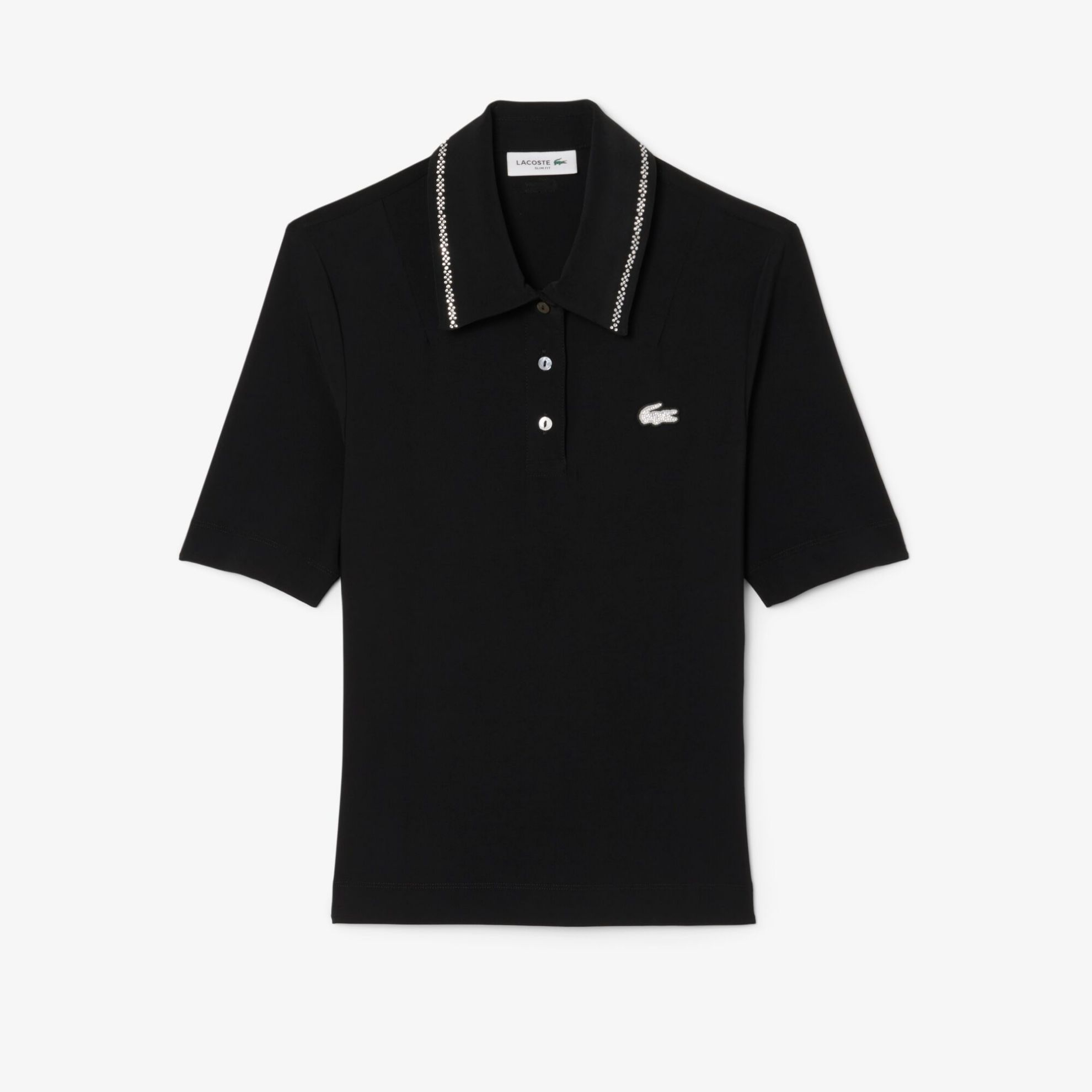 Εικόνα της Γυναικεία L.12.d Diamante Pop Polo Μπλούζα Slim Fit