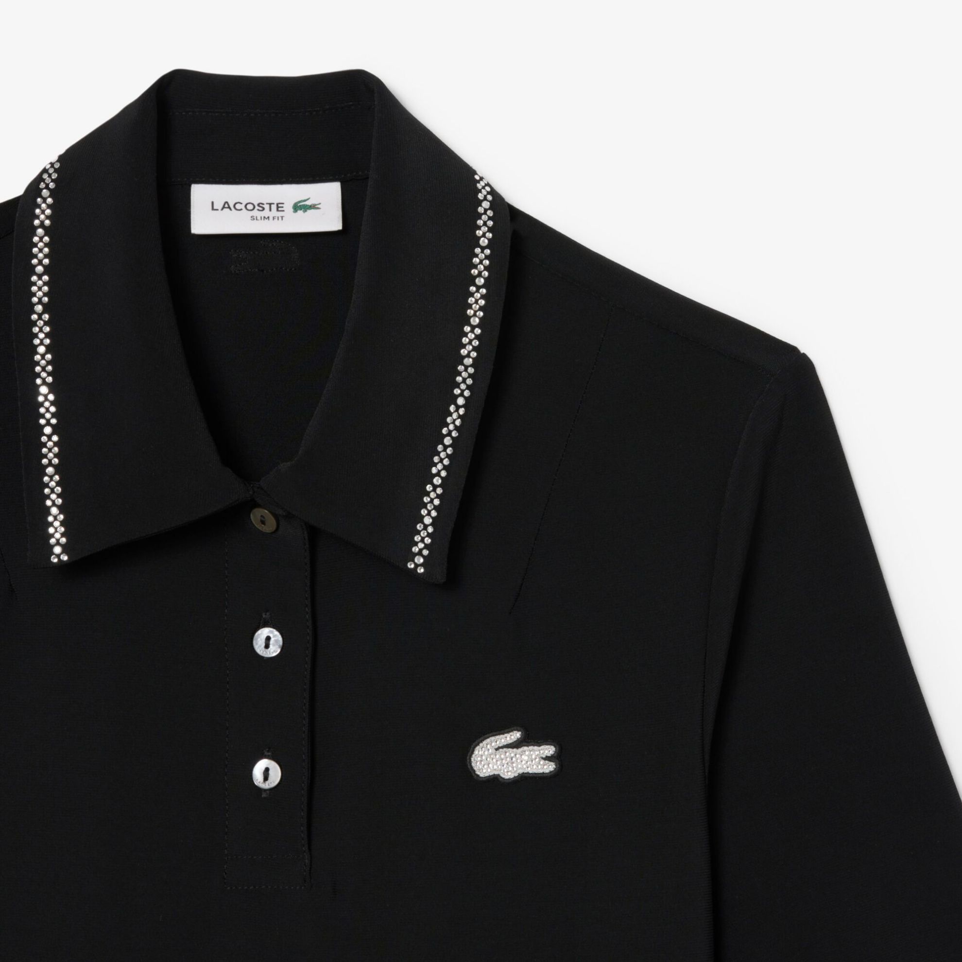 Εικόνα της Γυναικεία L.12.d Diamante Pop Polo Μπλούζα Slim Fit