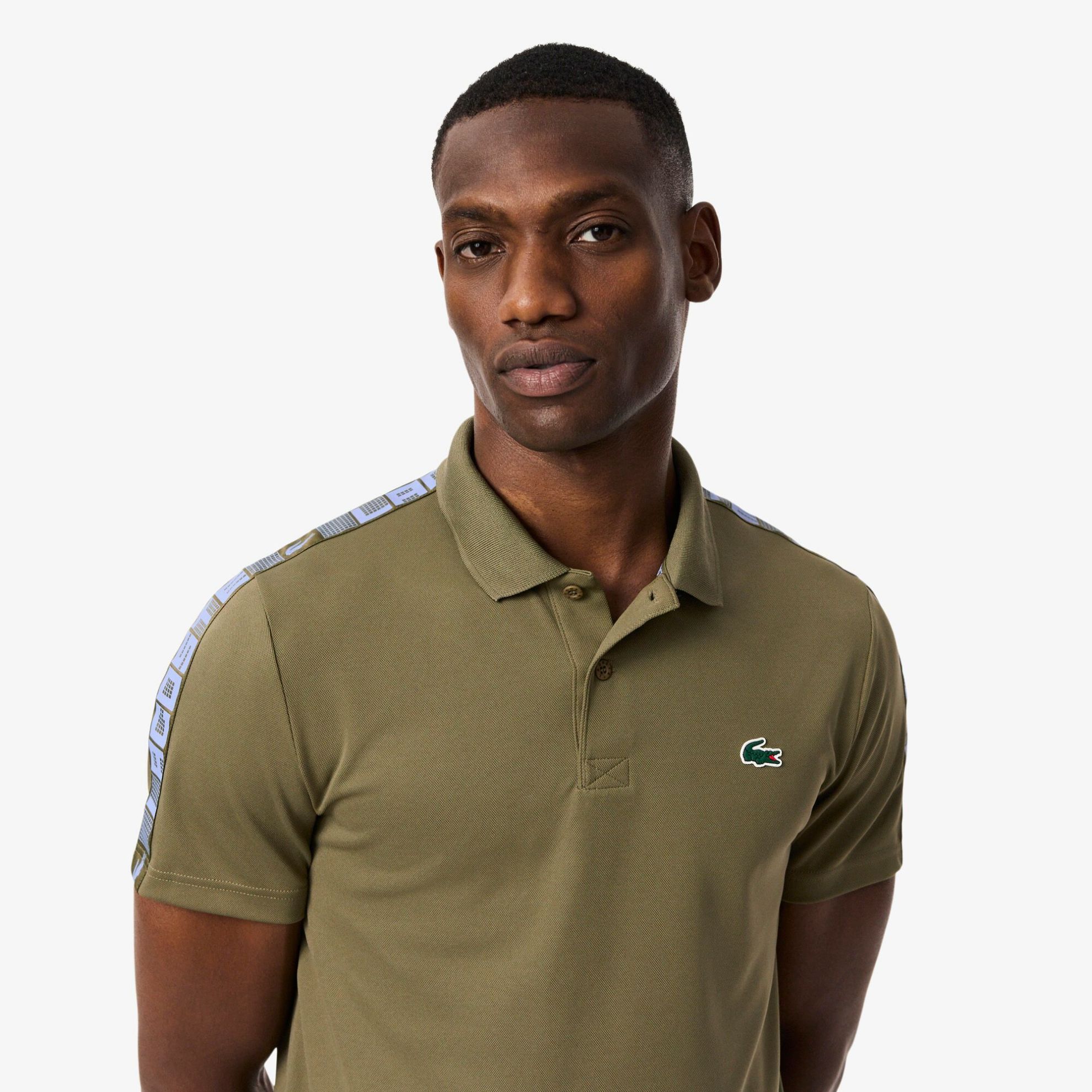 Εικόνα της Ανδρική Ultra Dry Branded Stripe Tennis Polo Μπλούζα