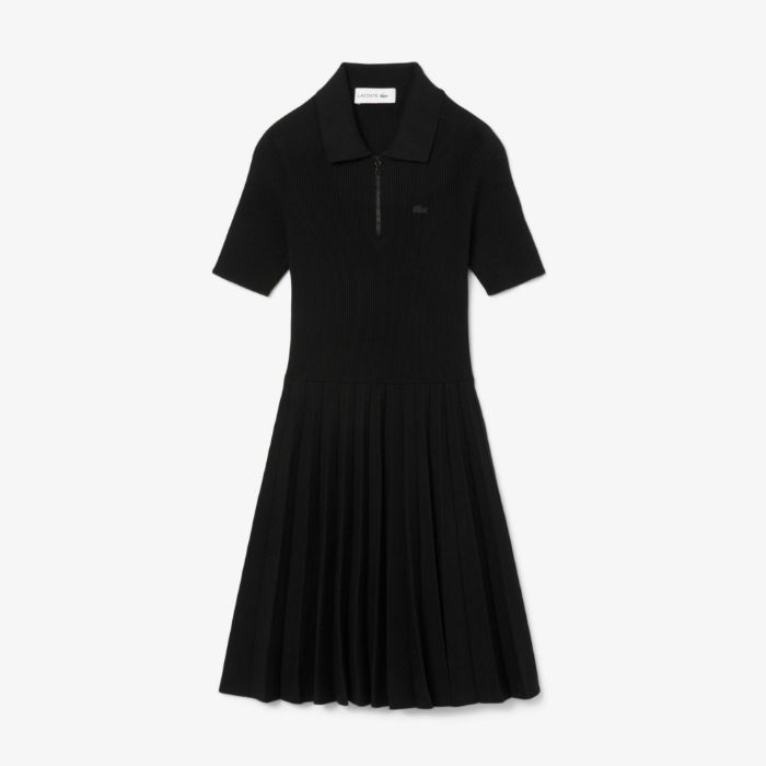 Εικόνα της Γυναικείο Pleated Polo Collar Φόρεμα