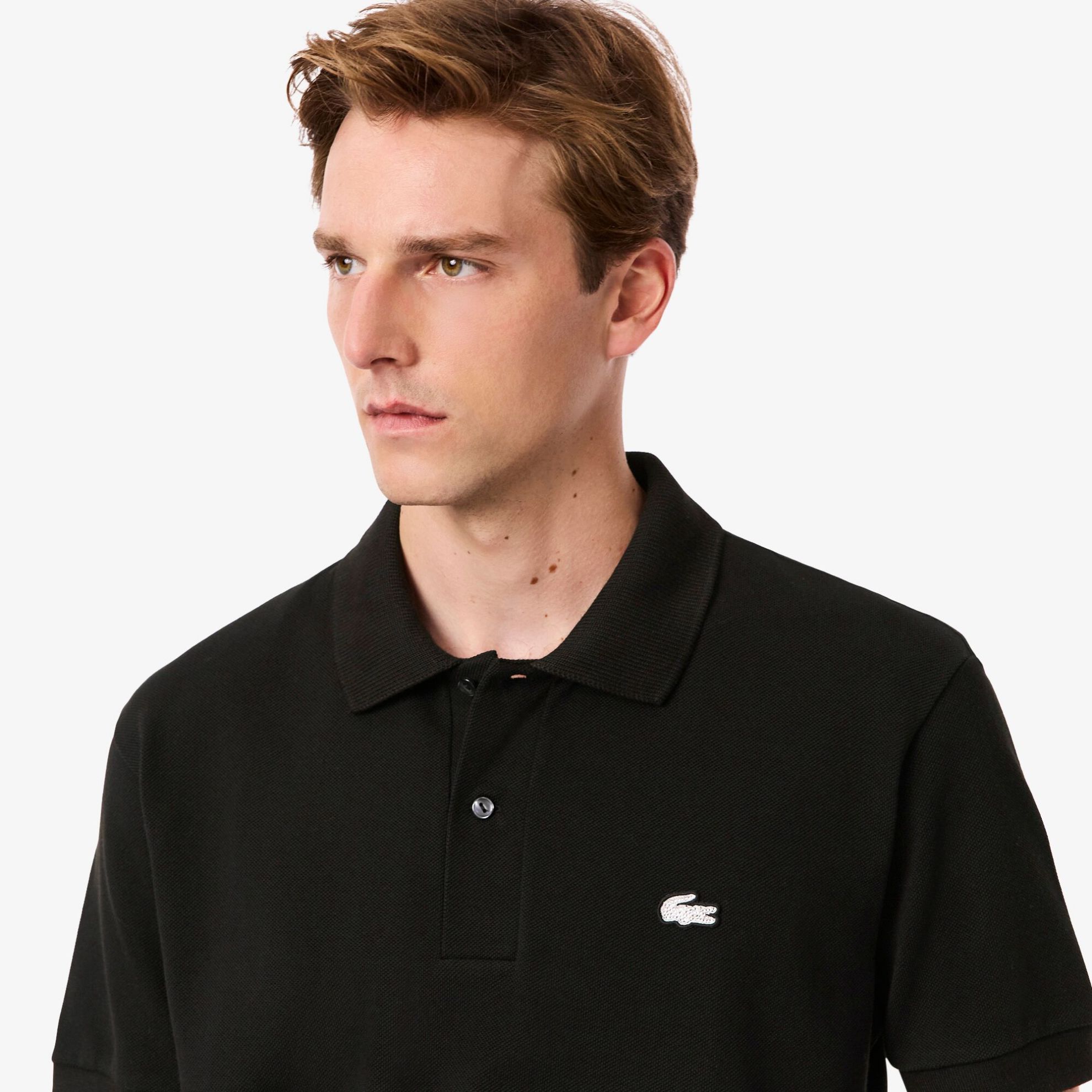 Εικόνα της Ανδρική Diamante Crocodile Pique Polo Μπλούζα Classic Fit