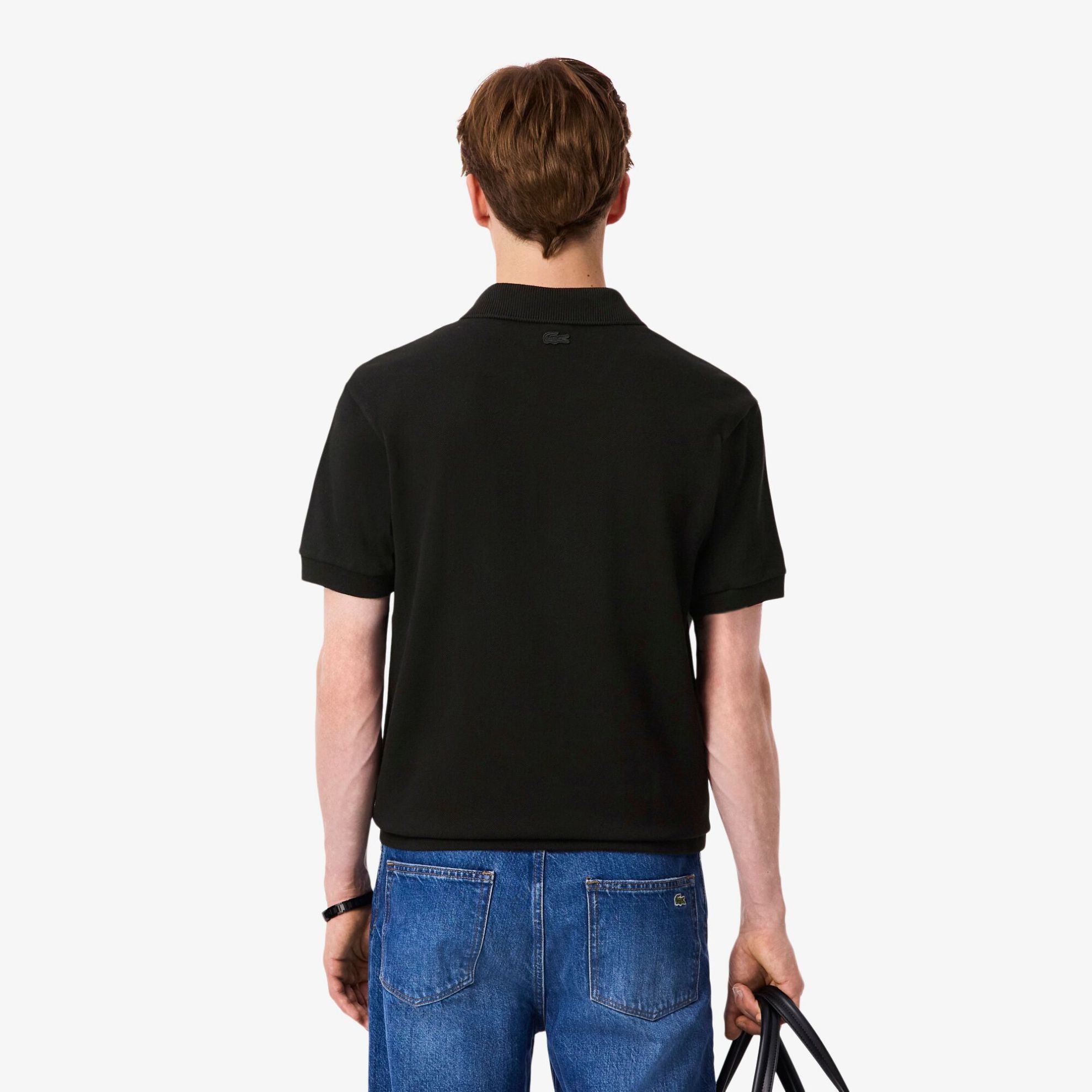 Εικόνα της Ανδρική Diamante Crocodile Pique Polo Μπλούζα Classic Fit