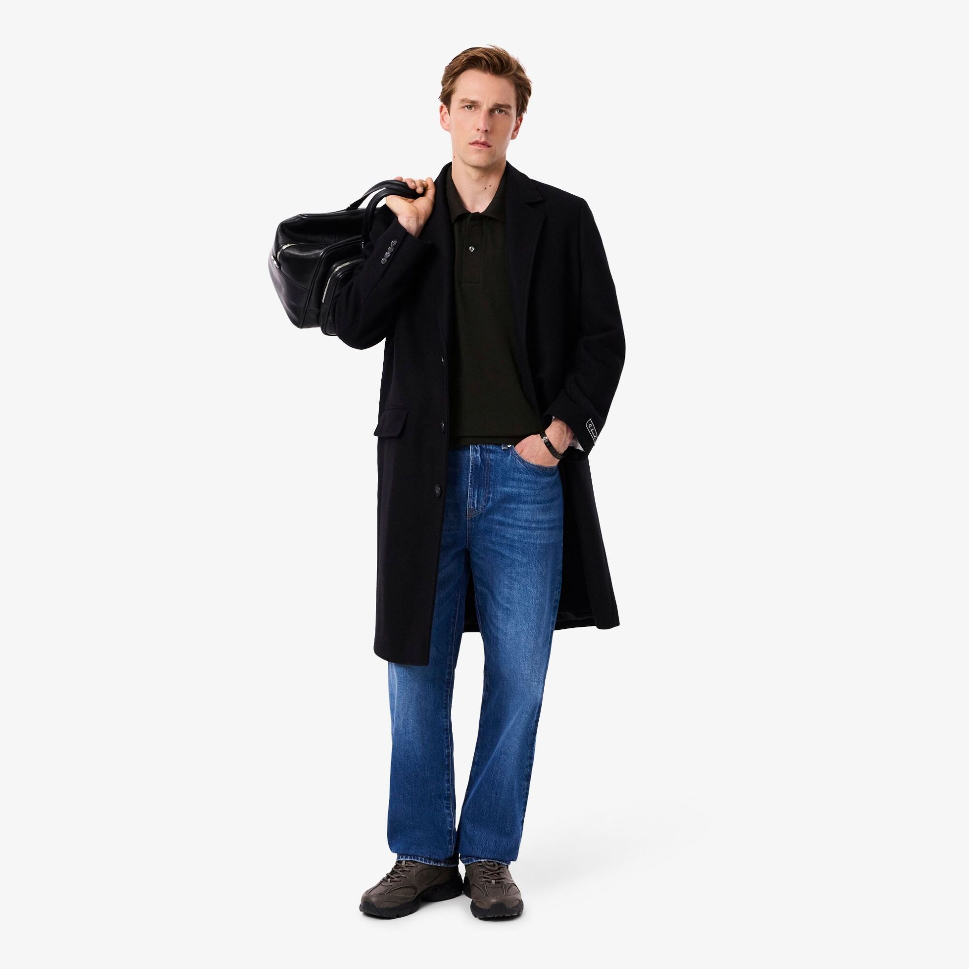 Εικόνα της Ανδρική Diamante Crocodile Pique Polo Μπλούζα Classic Fit