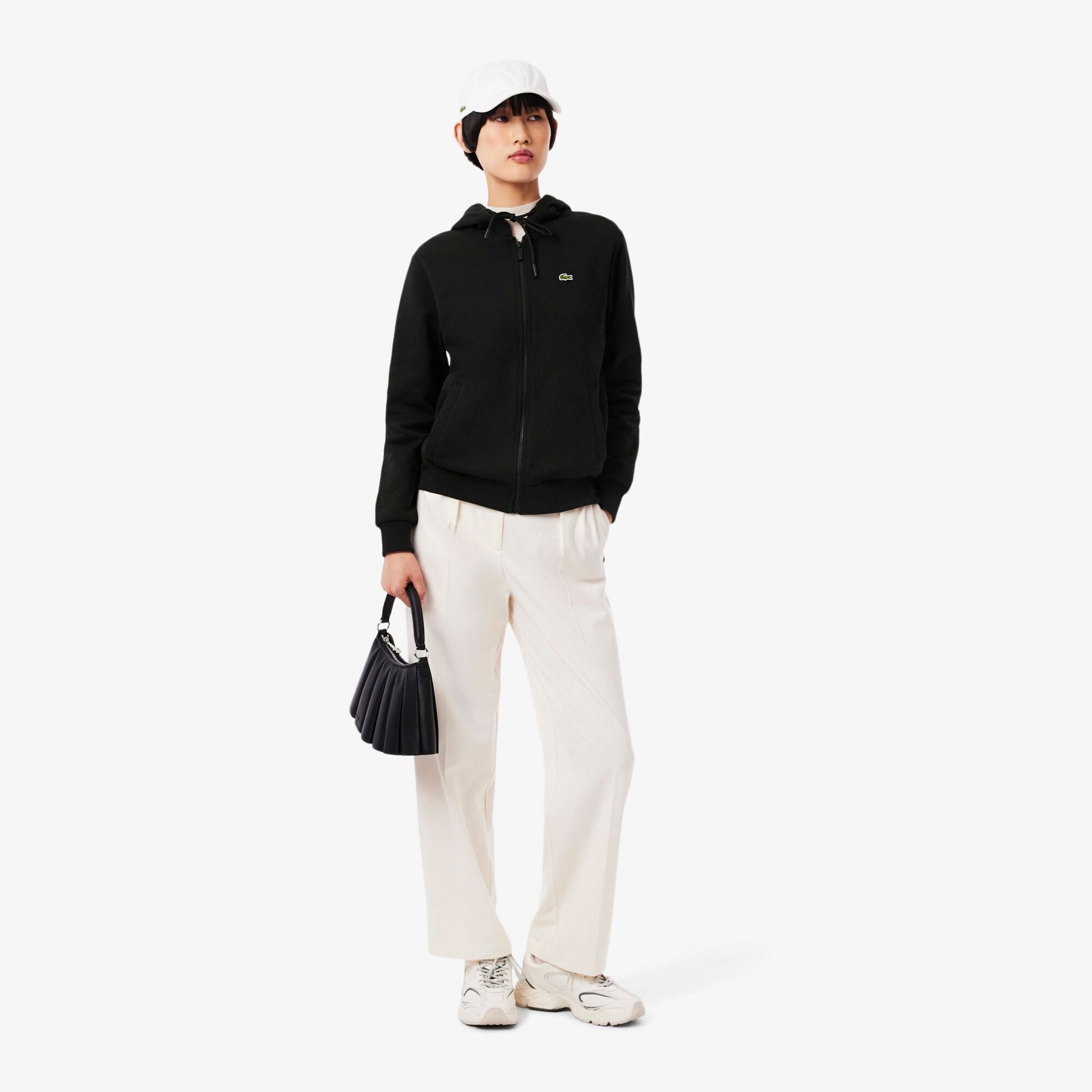 Εικόνα της Γυναικείο Zipped Fleece Hoodie Φούτερ