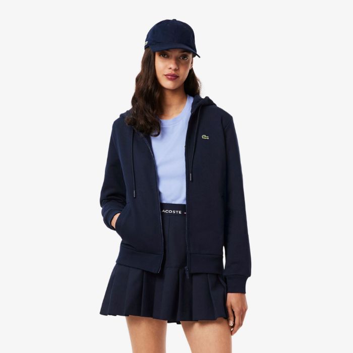 Εικόνα της Γυναικείο Zipped Fleece Hoodie Φούτερ
