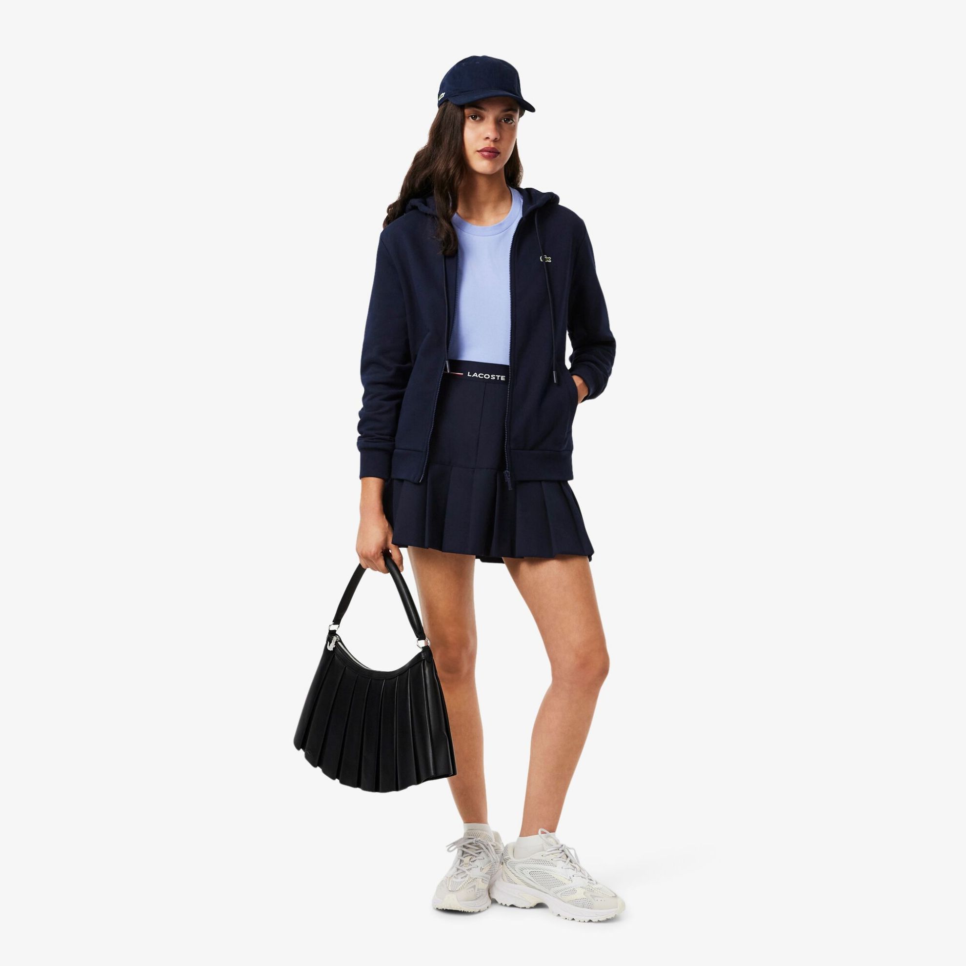 Εικόνα της Γυναικείο Zipped Fleece Hoodie Φούτερ