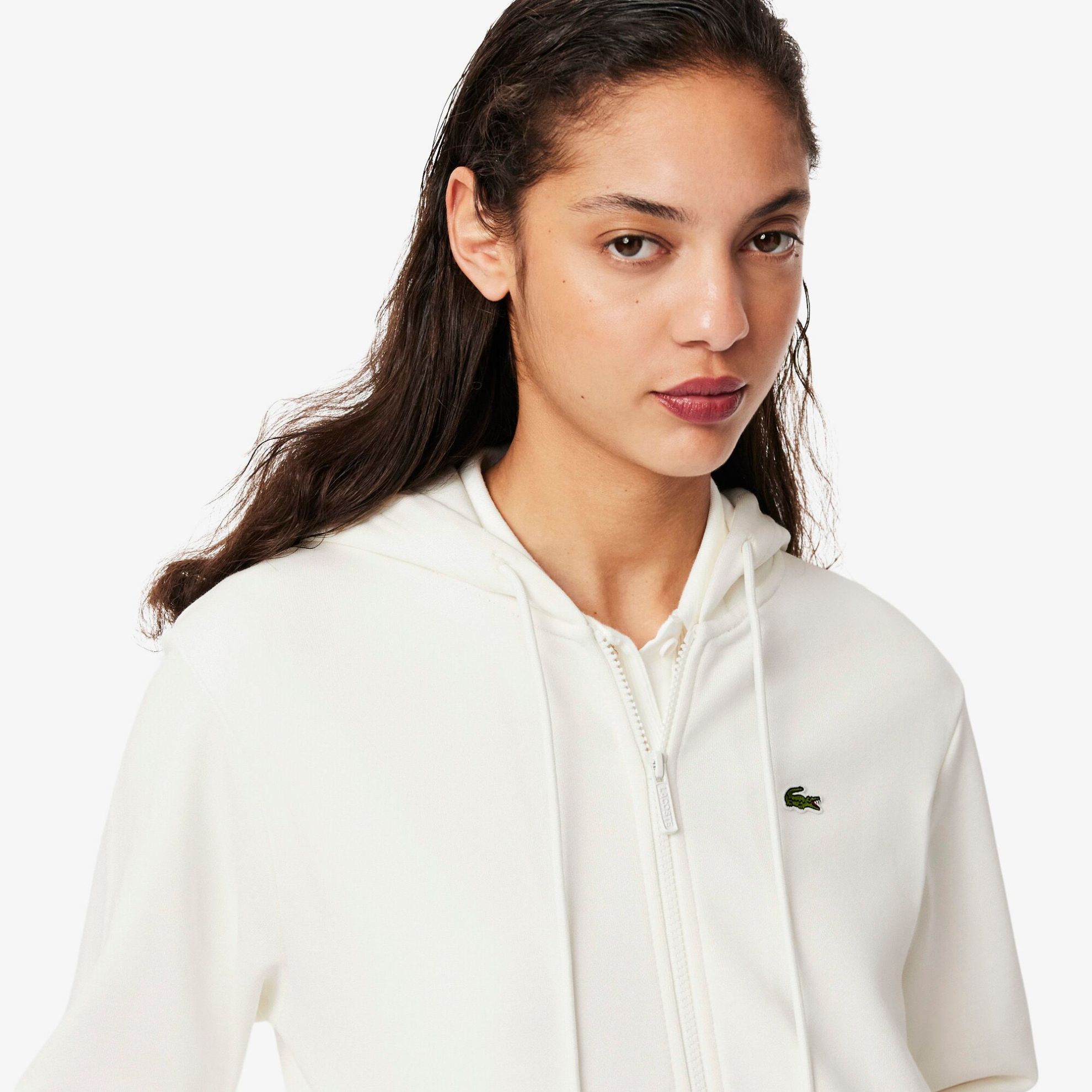 Εικόνα της Γυναικείο Zipped Fleece Hoodie Φούτερ