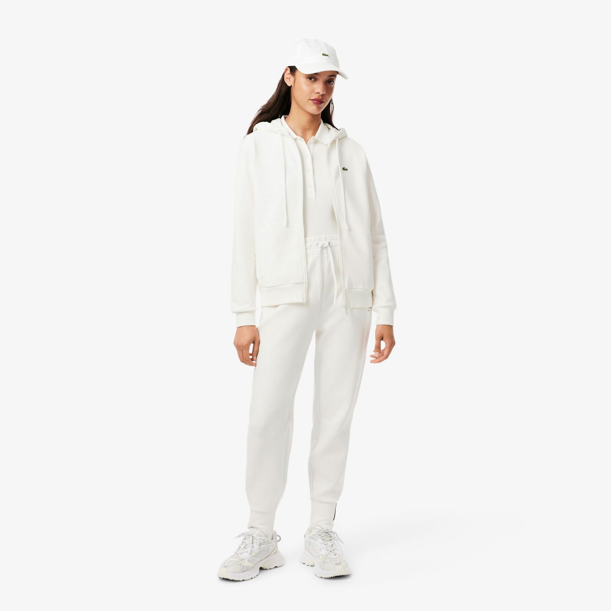 Εικόνα της Γυναικείο Zipped Fleece Hoodie Φούτερ