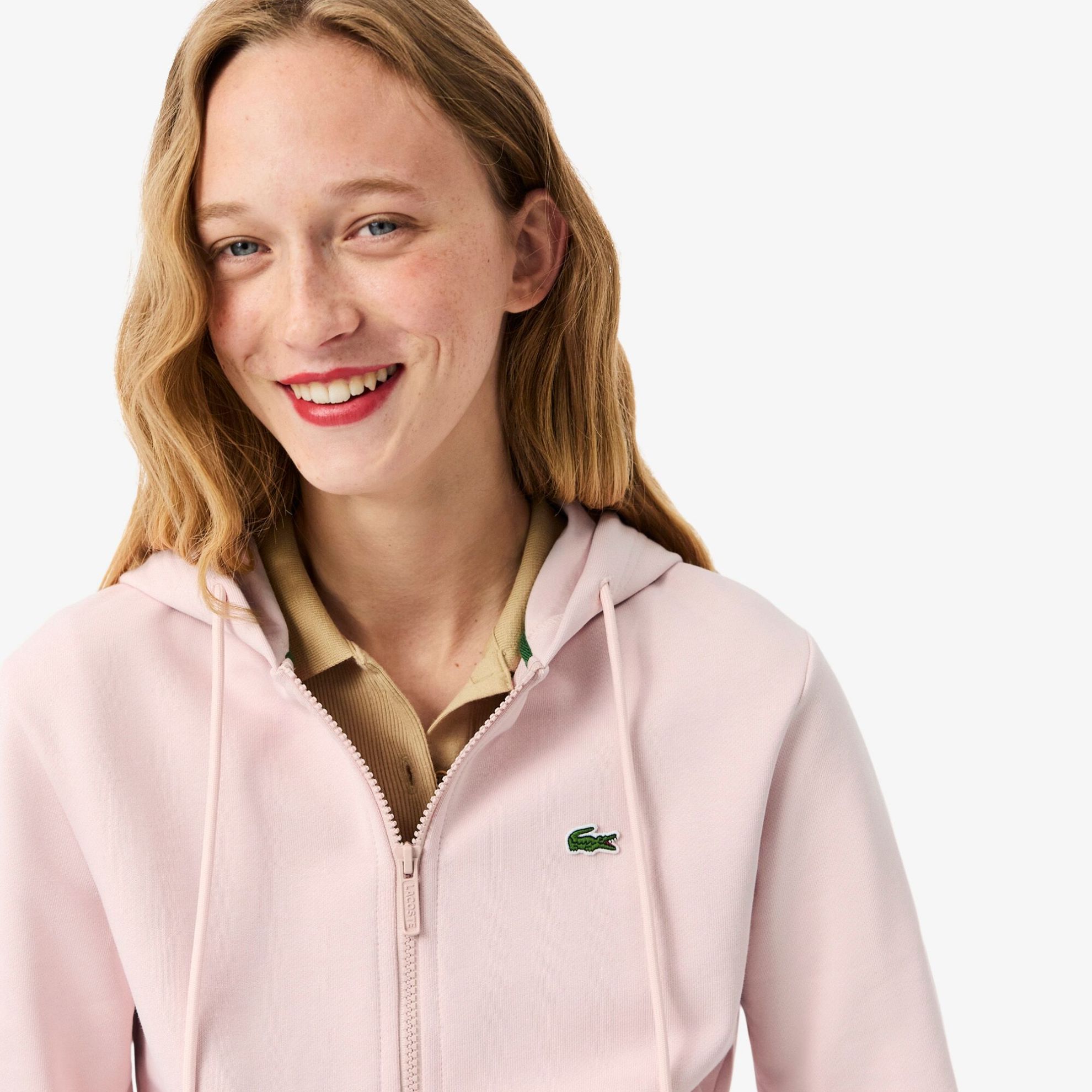 Εικόνα της Γυναικείο Zipped Fleece Hoodie Φούτερ