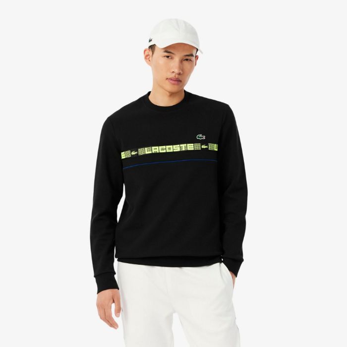 Εικόνα της Ανδρικό Branded Stripe Tennis Φούτερ