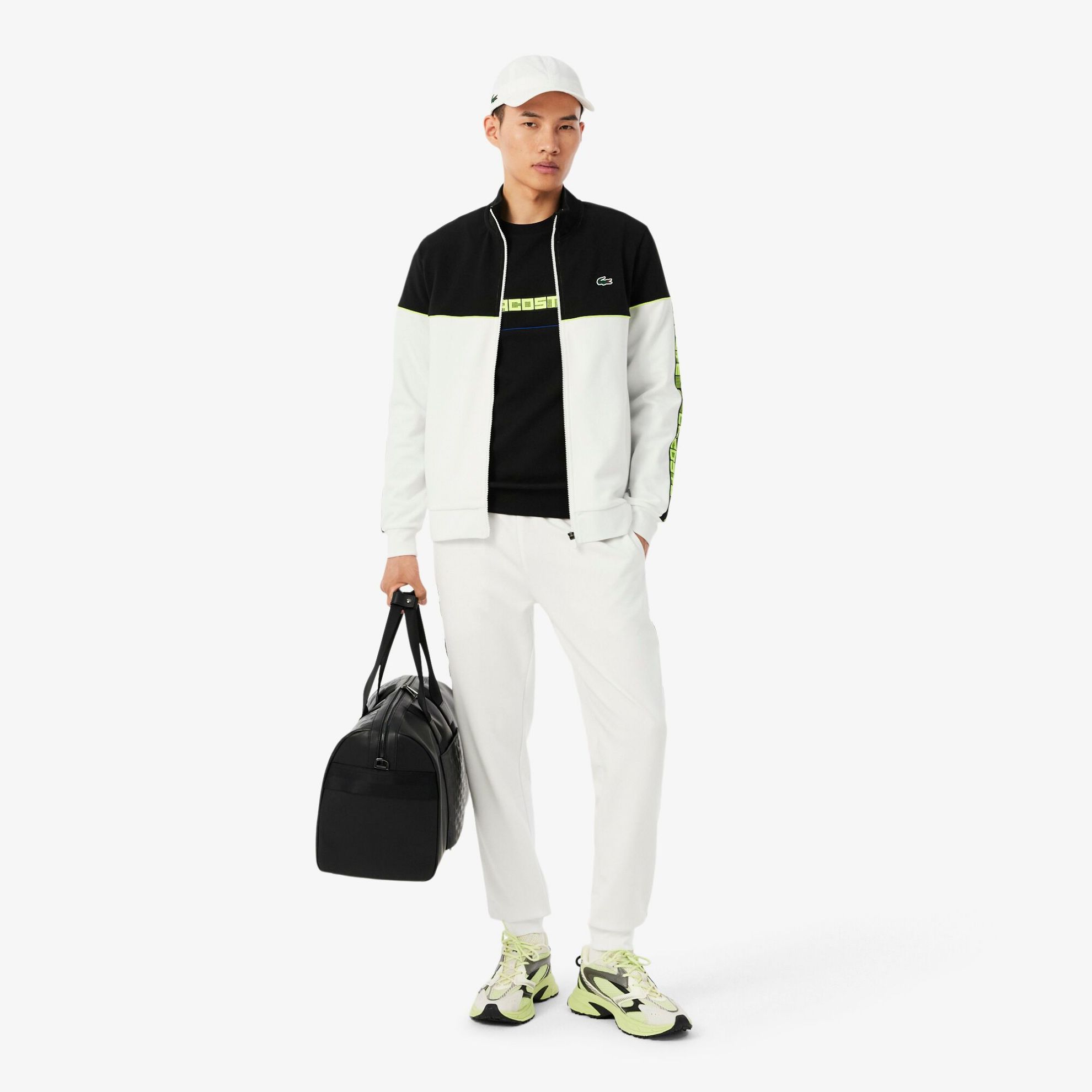 Εικόνα της Ανδρικό Branded Stripe Tennis Φούτερ