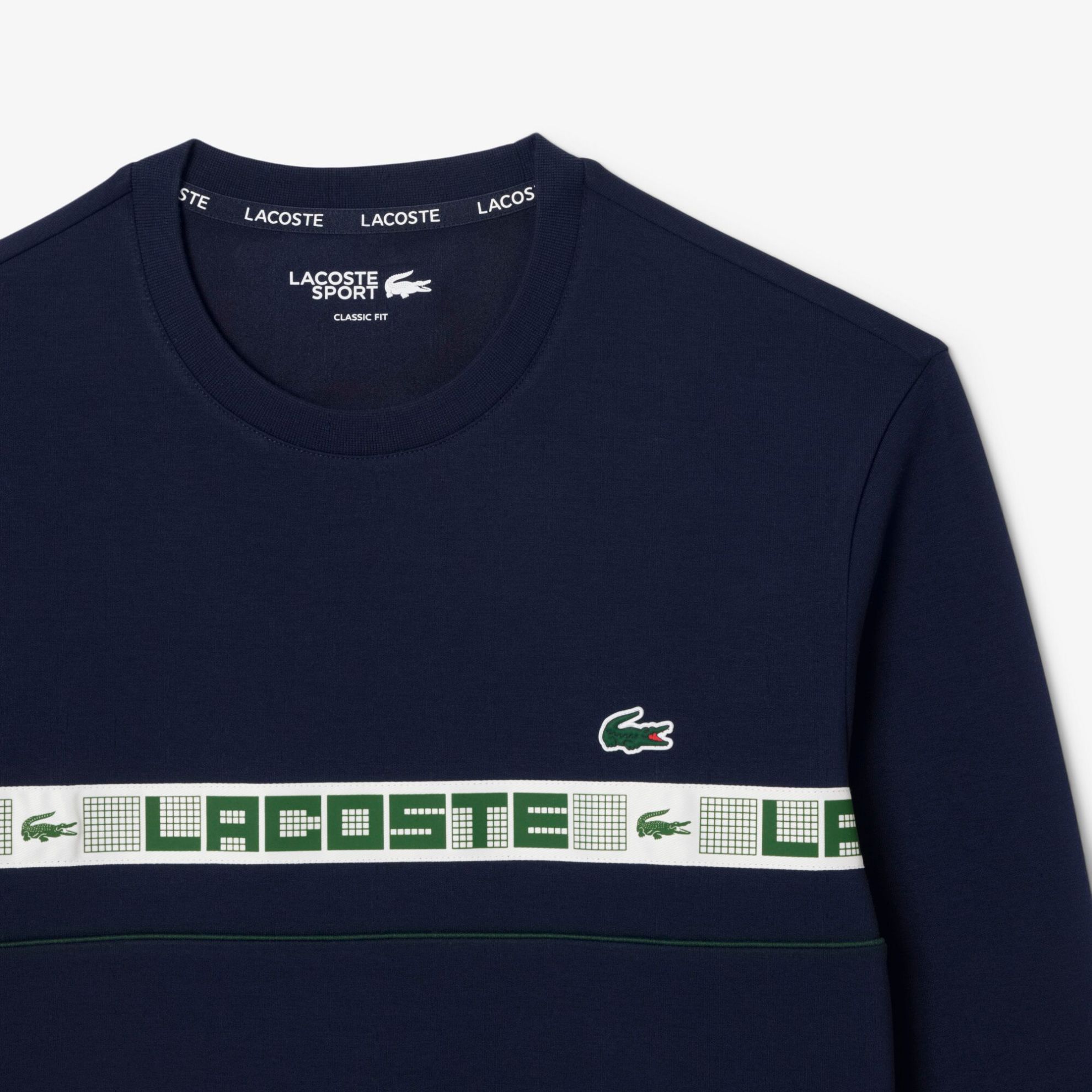 Εικόνα της Ανδρικό Branded Stripe Tennis Φούτερ