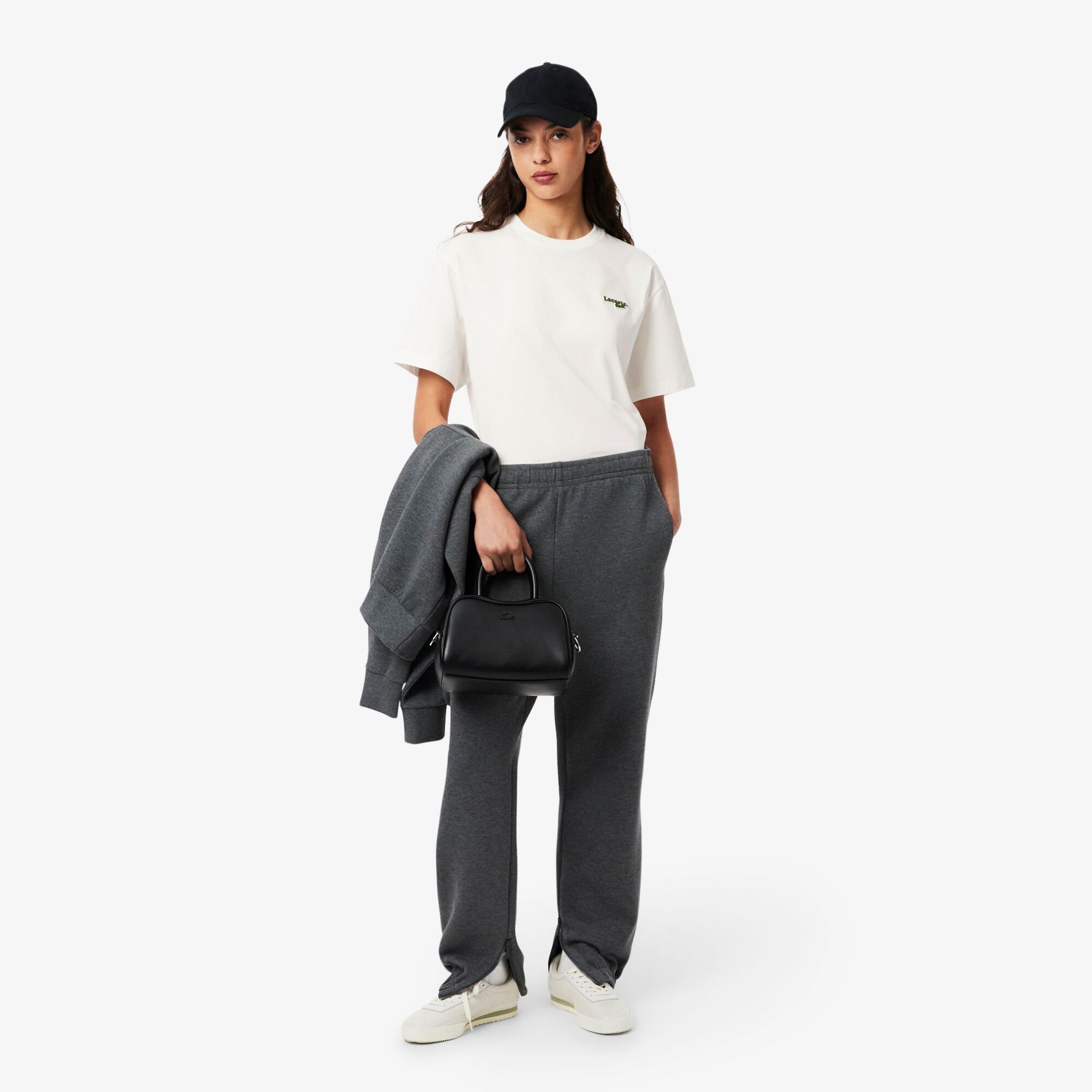 Εικόνα της Γυναικείο Oversized Short Cut Cotton Logo T-shirt
