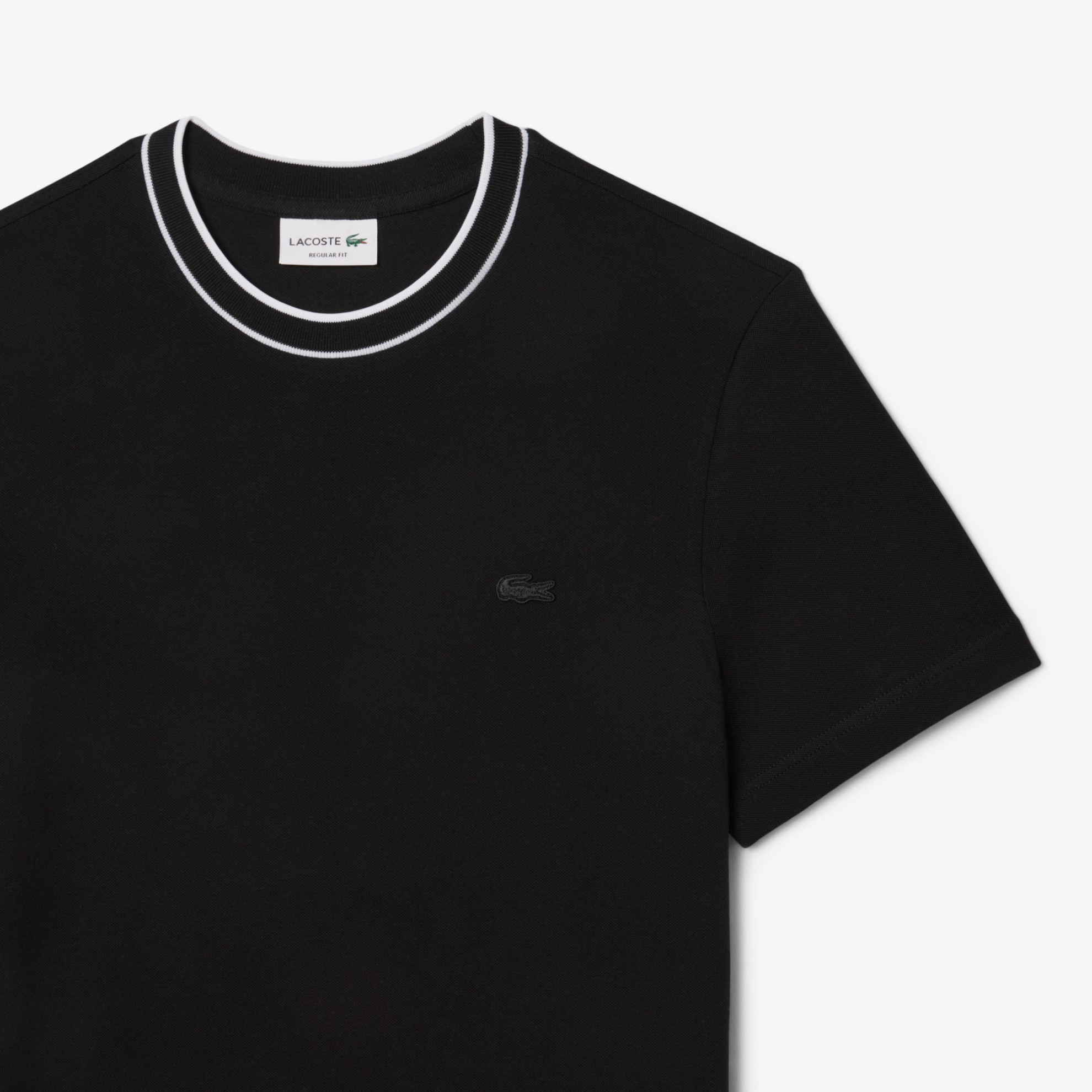 Εικόνα της Ανδρικό Stretch Piqué Stripe Collar T-Shirt