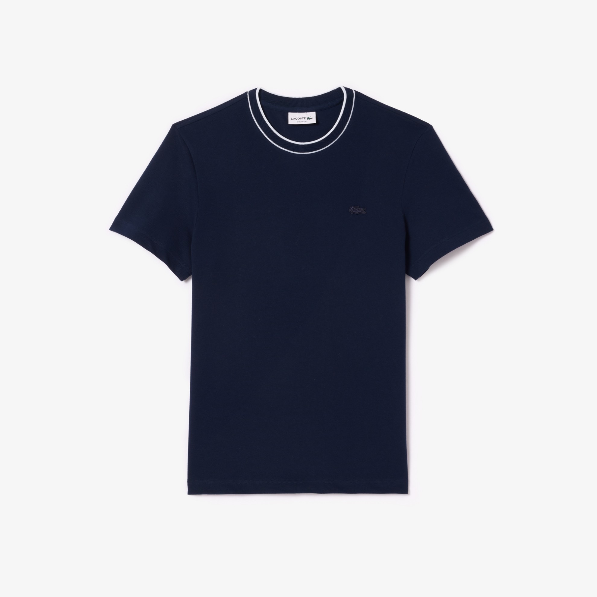 Εικόνα της Ανδρικό Stretch Piqué Stripe Collar T-Shirt