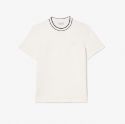 Ανδρικό Stretch Piqué Stripe Collar T-Shirt