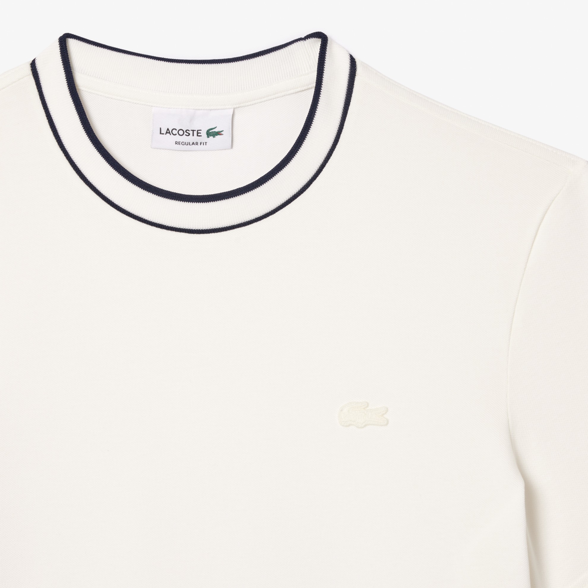 Εικόνα της Ανδρικό Stretch Piqué Stripe Collar T-Shirt