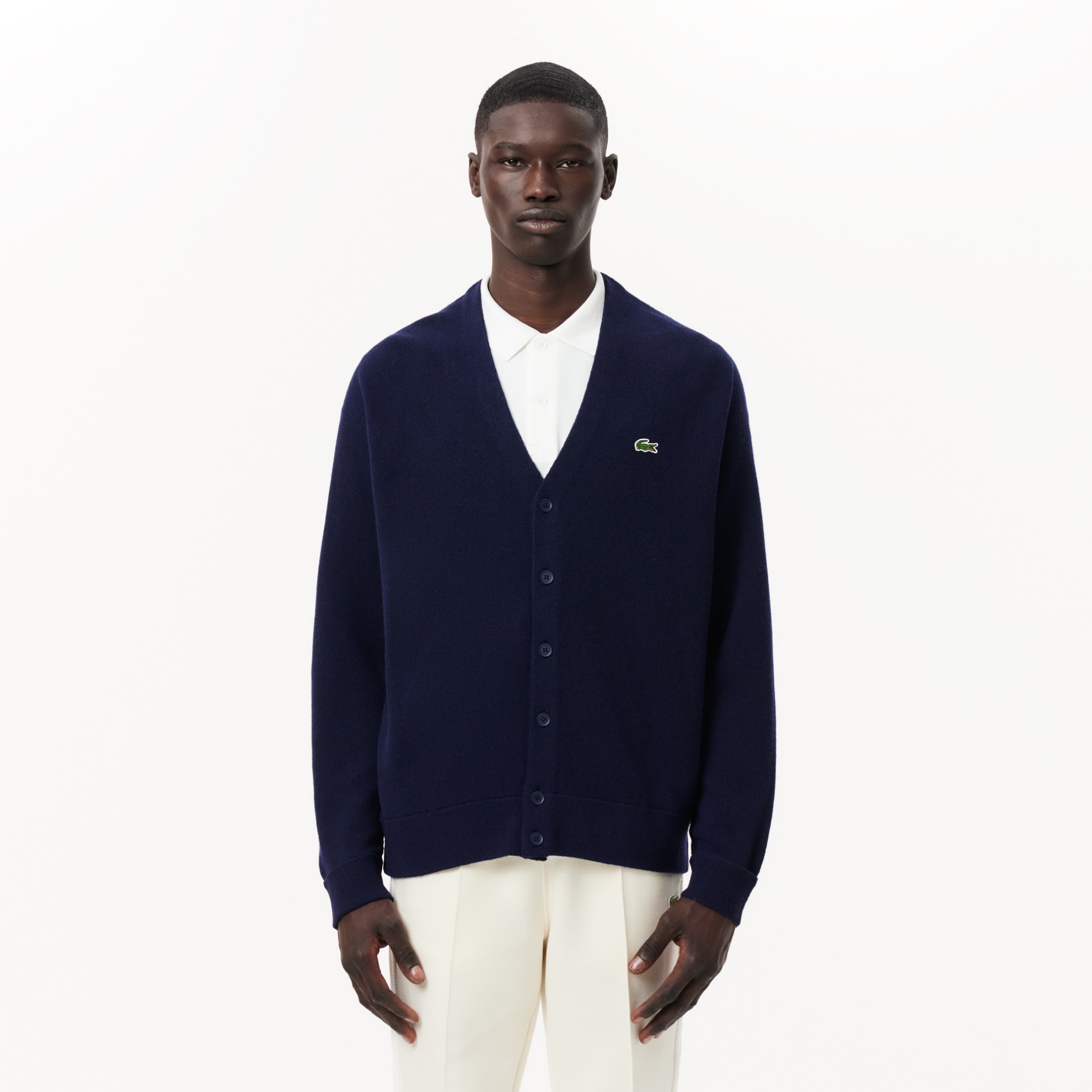 Εικόνα της Ανδρική Lacoste Μάλλινη Ζακέτα Relaxed Fit