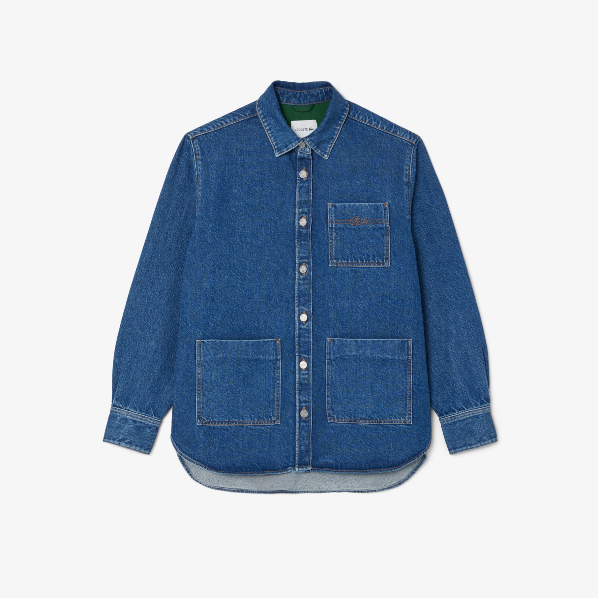 Εικόνα της Γυναικείο Oversized Denim Overshirt