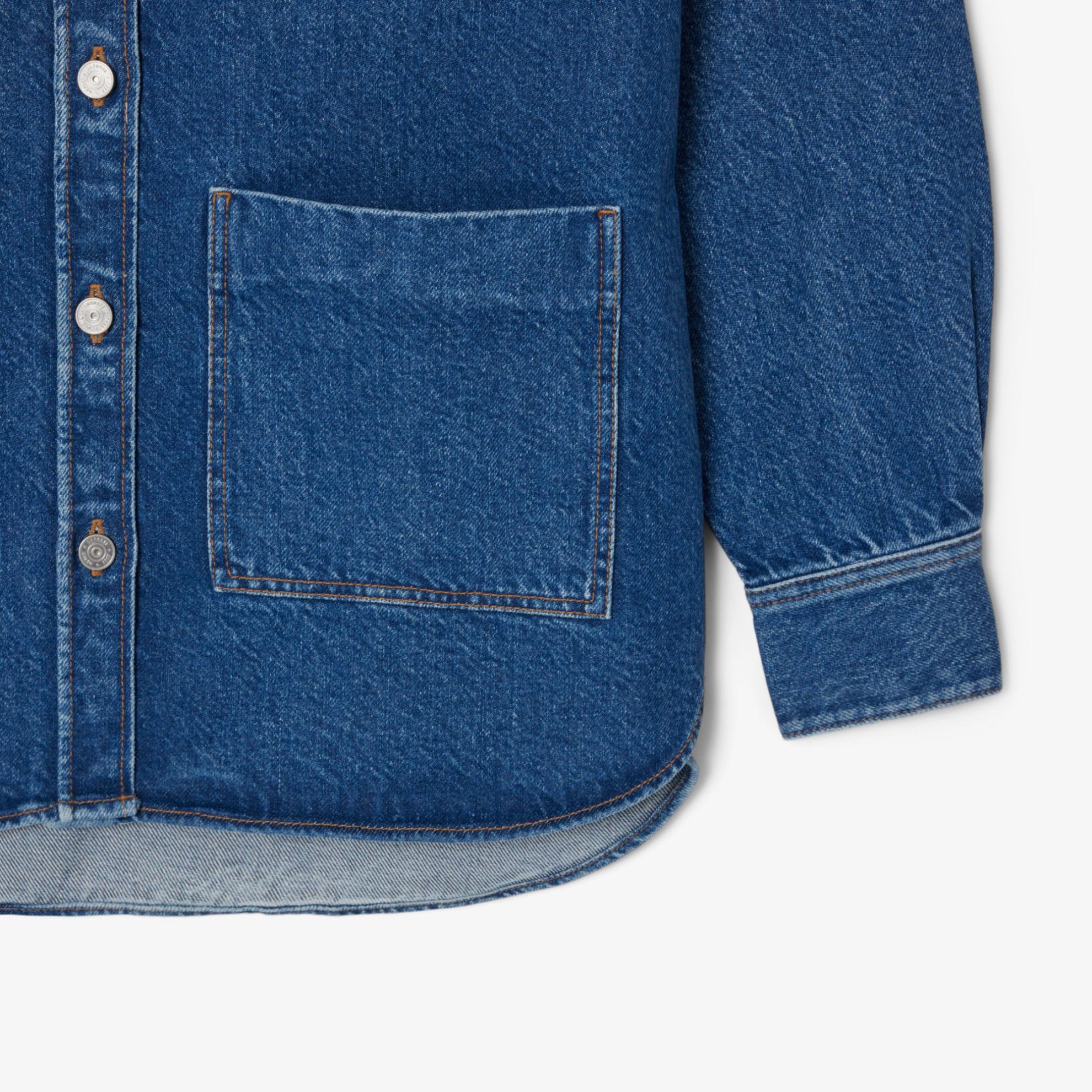 Εικόνα της Γυναικείο Oversized Denim Overshirt
