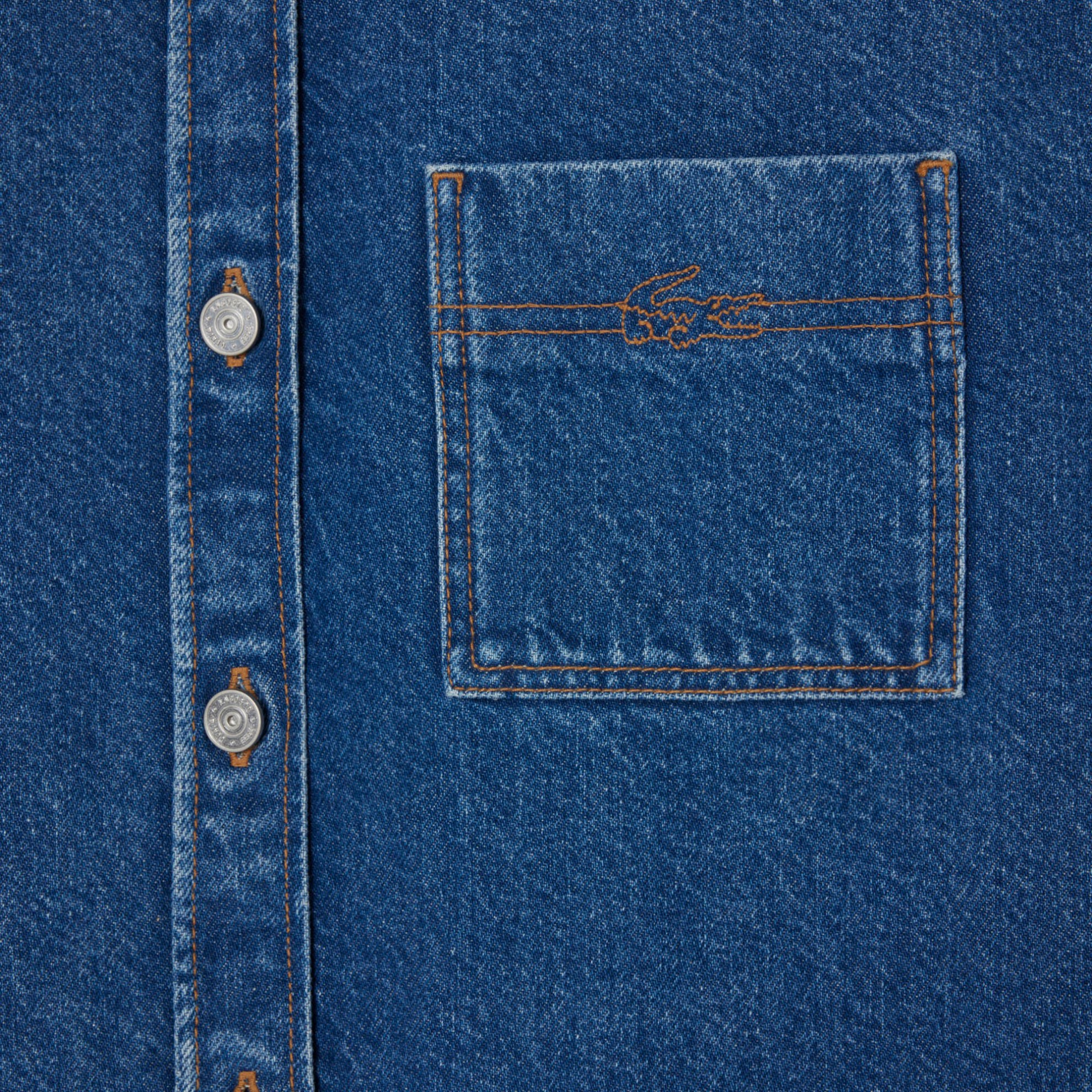 Εικόνα της Γυναικείο Oversized Denim Overshirt
