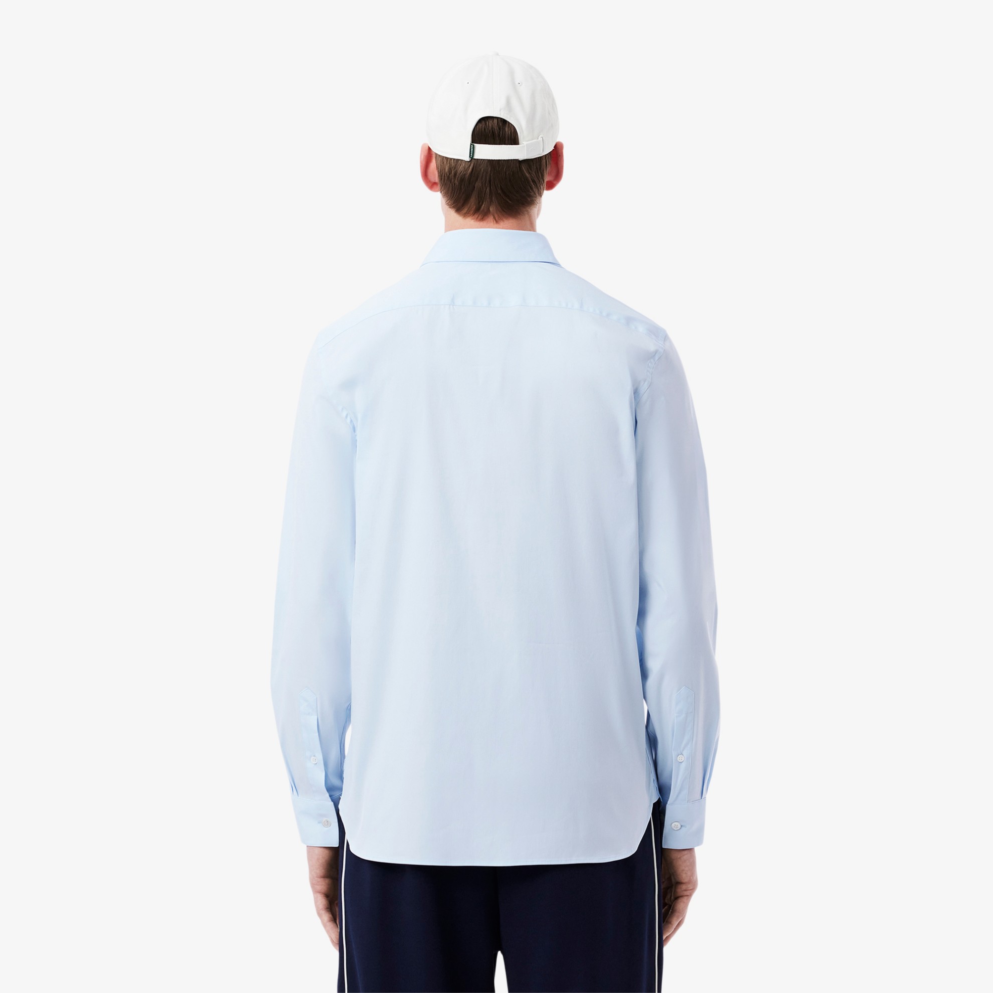 Εικόνα της Ανδρικό French Collar Cotton Poplin Πουκάμισο Slim Fit