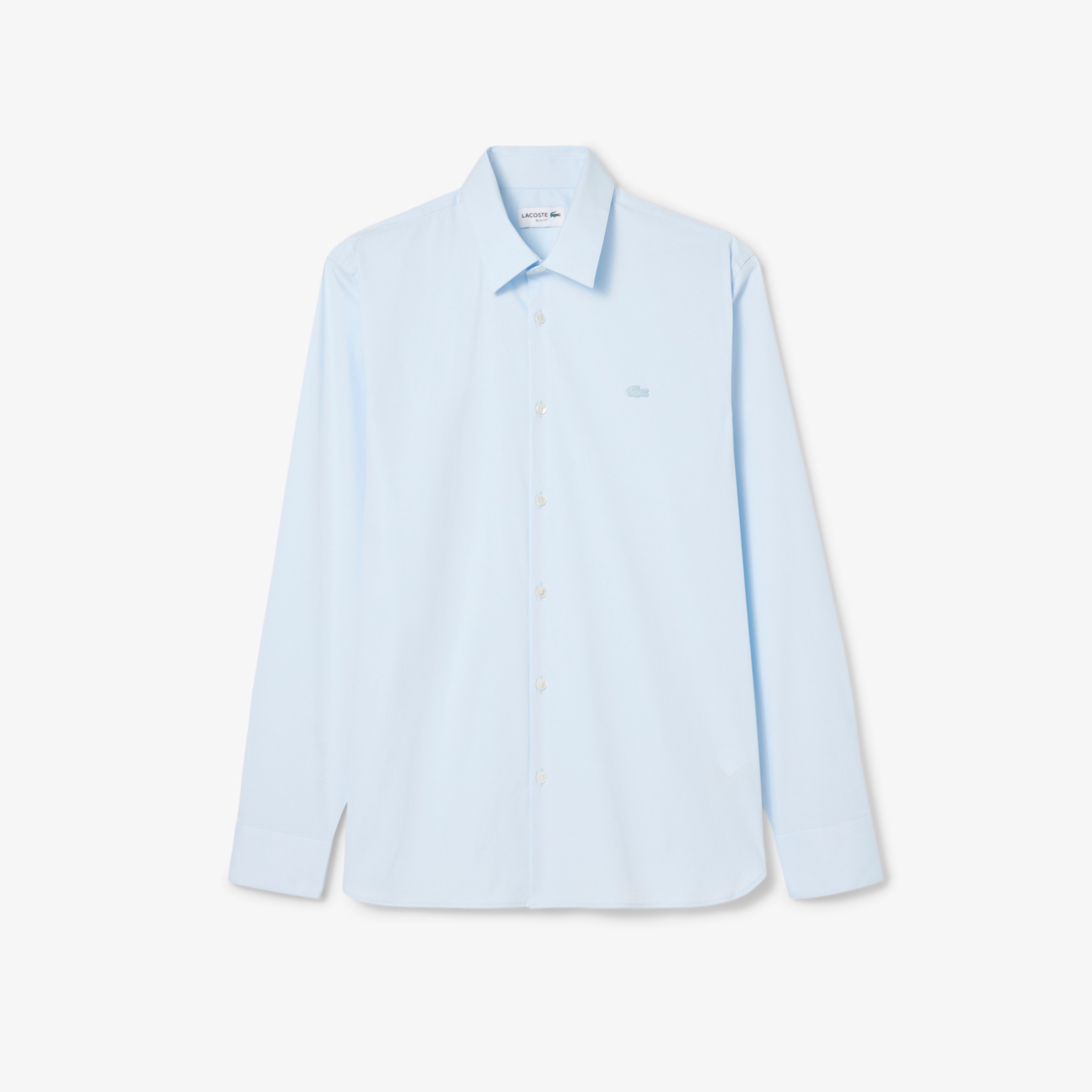 Εικόνα της Ανδρικό French Collar Cotton Poplin Πουκάμισο Slim Fit