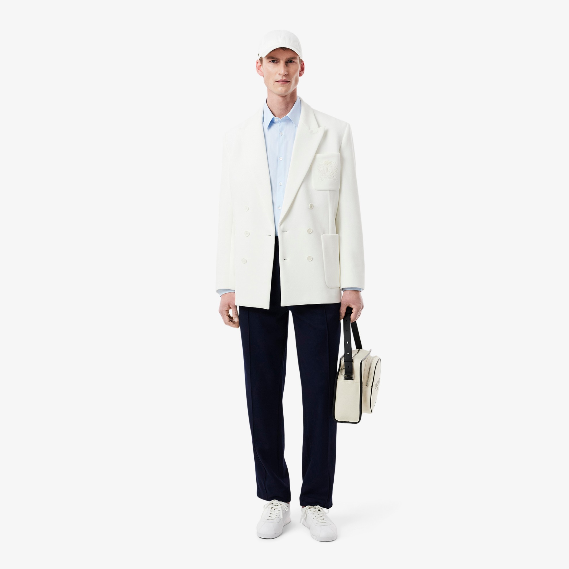 Εικόνα της Ανδρικό French Collar Cotton Poplin Πουκάμισο Slim Fit