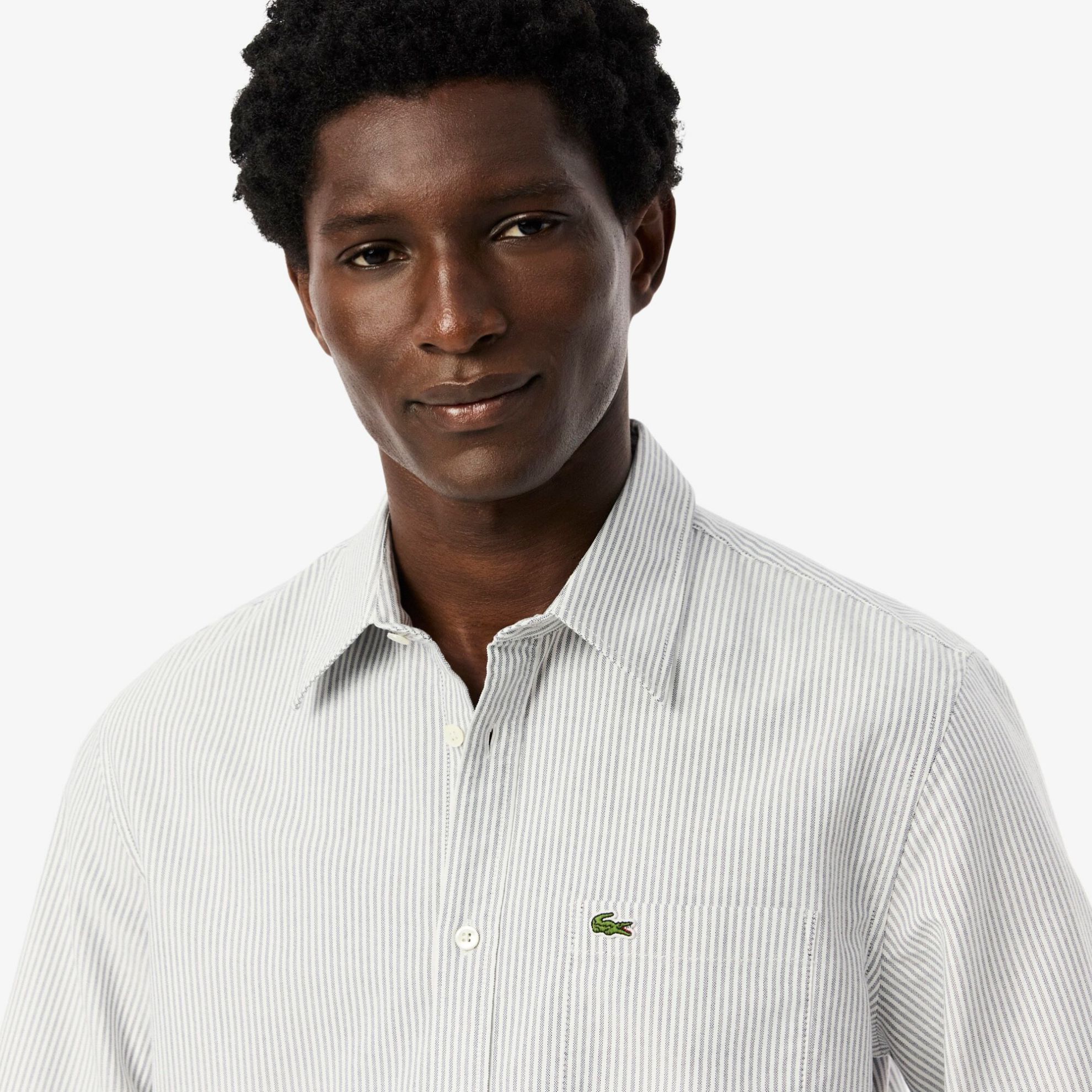 Εικόνα της Ανδρικό Oxford Pocket Ριγέ Πουκάμισο Regular Fit